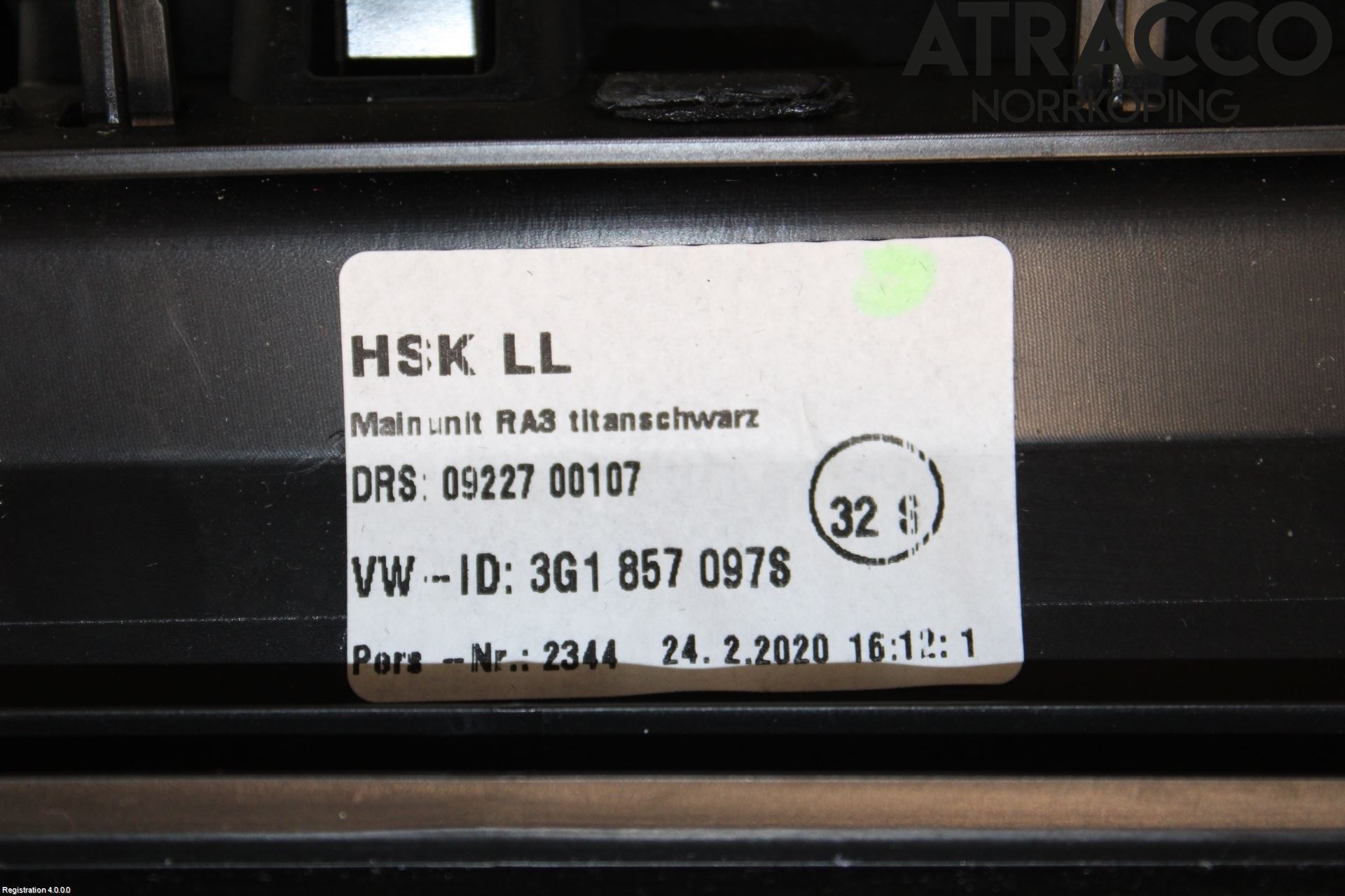 Volkswagen VW PASSAT 20-24 Innr Hanskerom