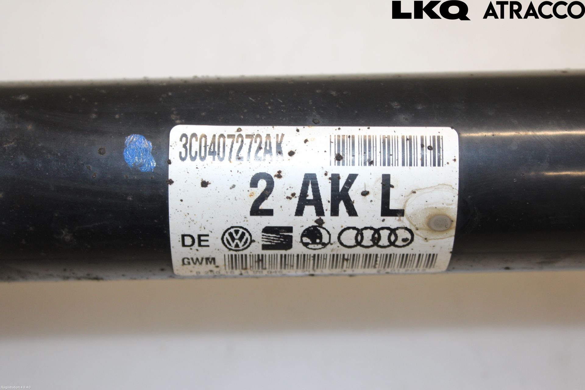 Volkswagen VW PASSAT CC 08-16 Drivaksel Foran Kompl Høyre