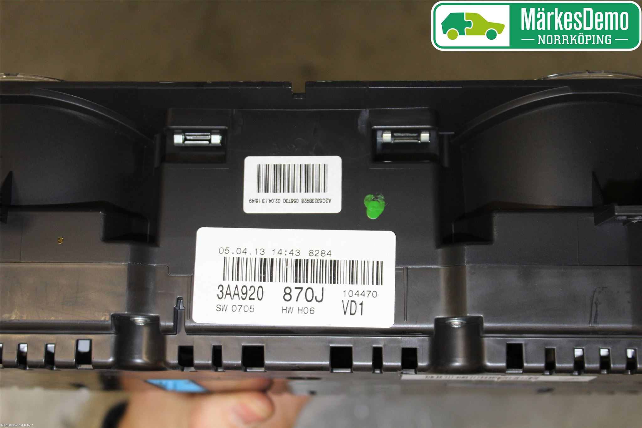 Volkswagen VW PASSAT 11-14 Instr Kombinert