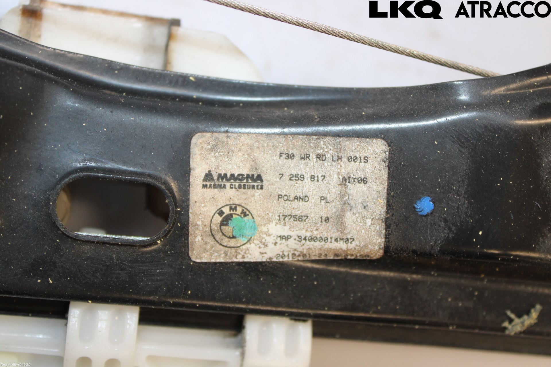 BMW 3 F30/F31/F80 12-19 Vindusheis El Komp