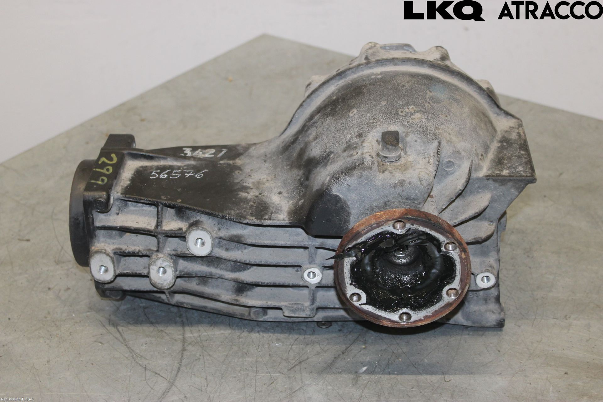 Audi A8/S8 4D 94-02 Bakaksel Kardang Bak -Diff