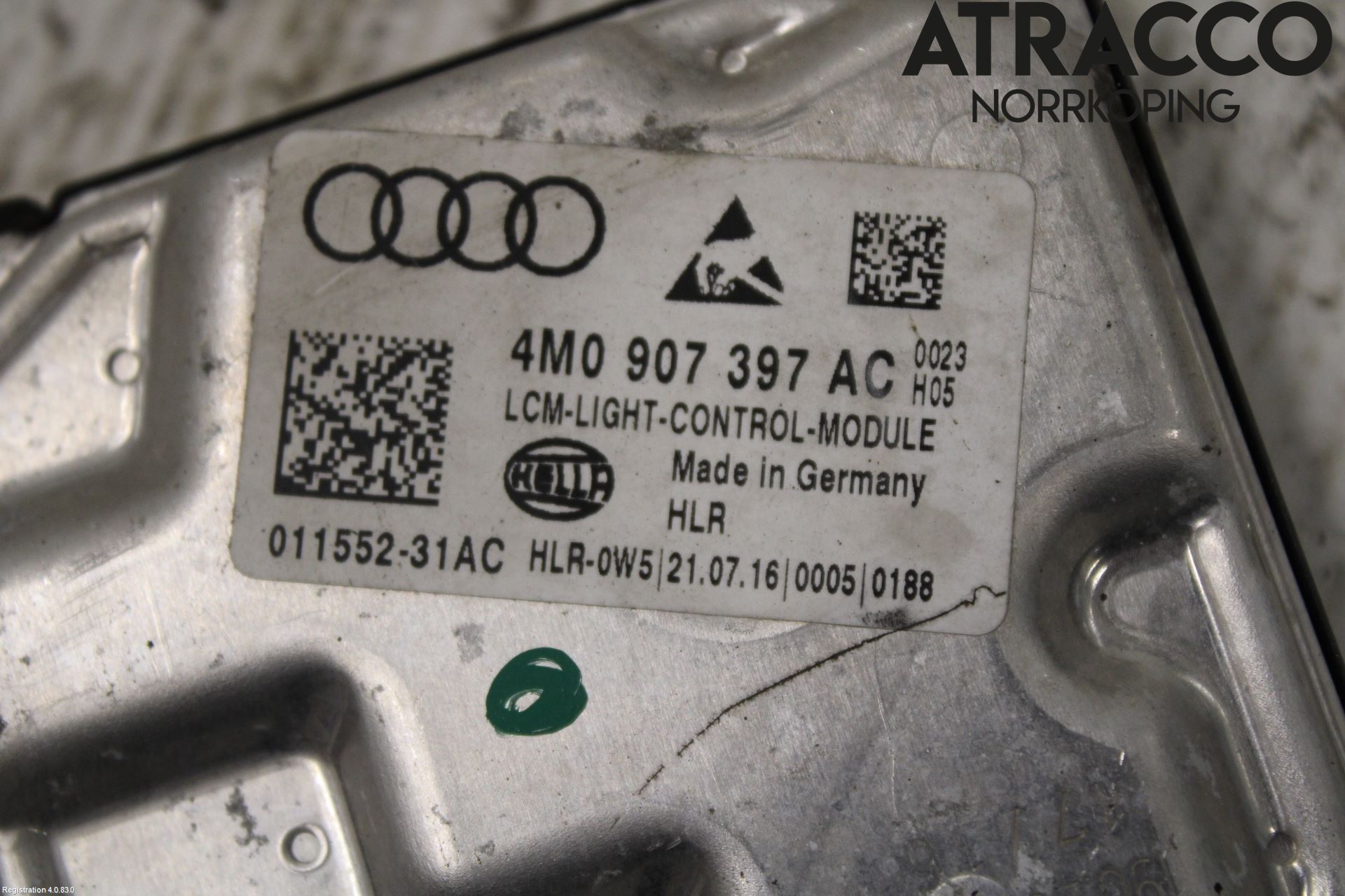 Audi A4/S4 B9 16-19 Styreenhet Xenon