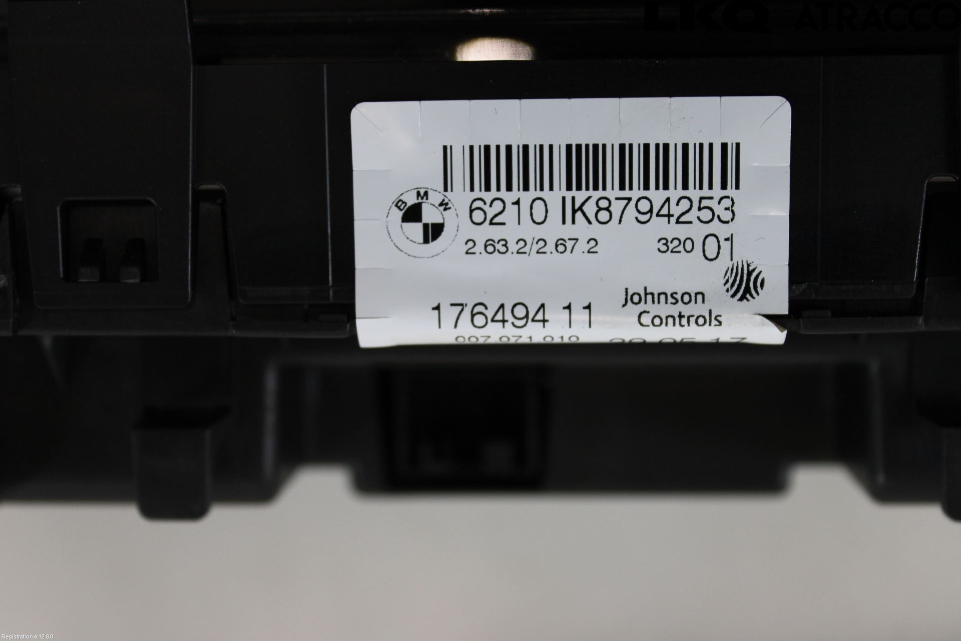 BMW 3 F30/F31/F80 12-19 Instr Kombinert