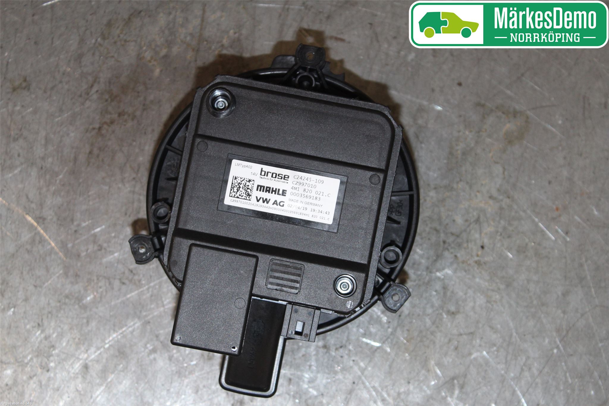 Audi A6 F2/C8 19- Varmeapparat Viftemotor