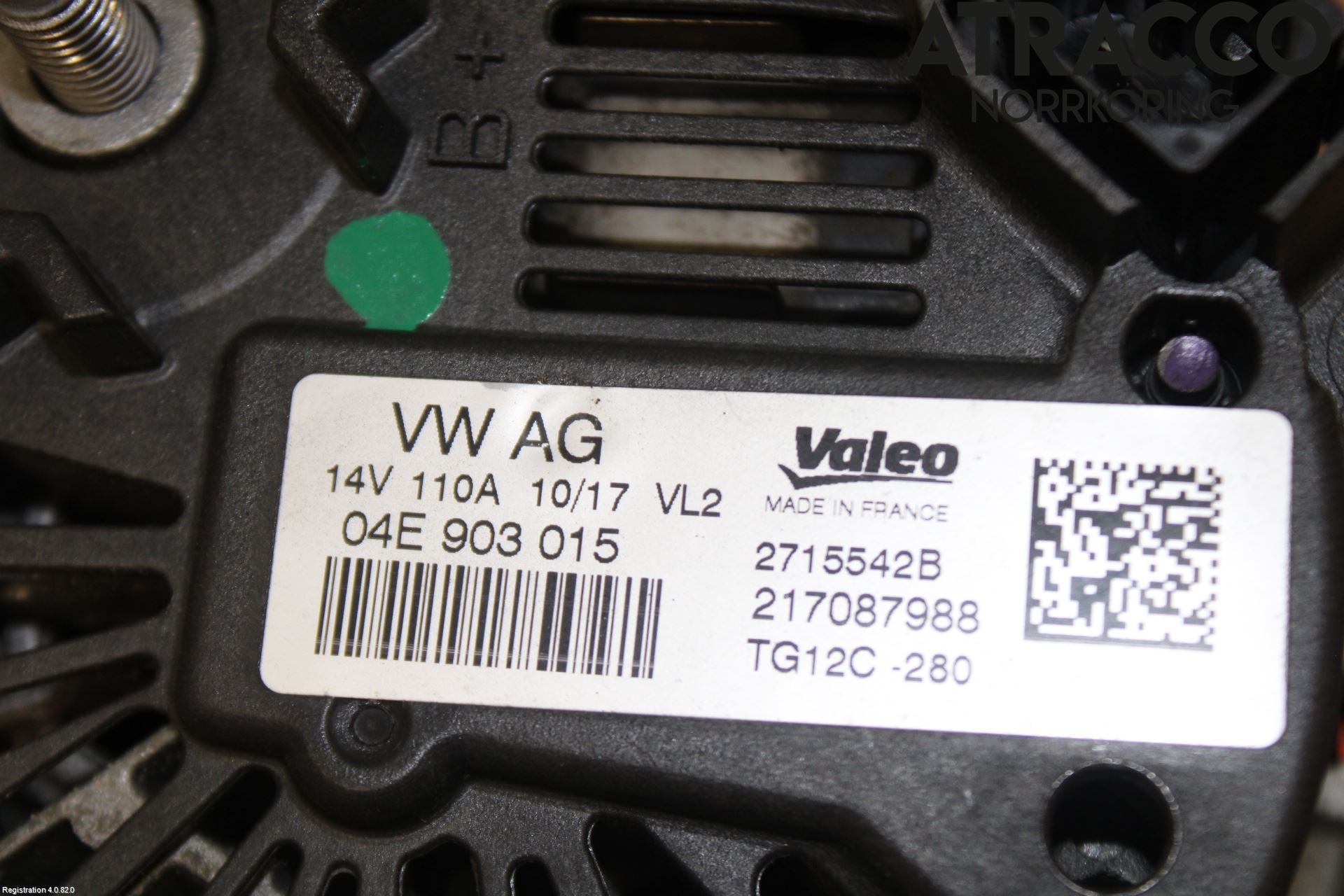 Volkswagen VW POLO 10-17 Dynamo