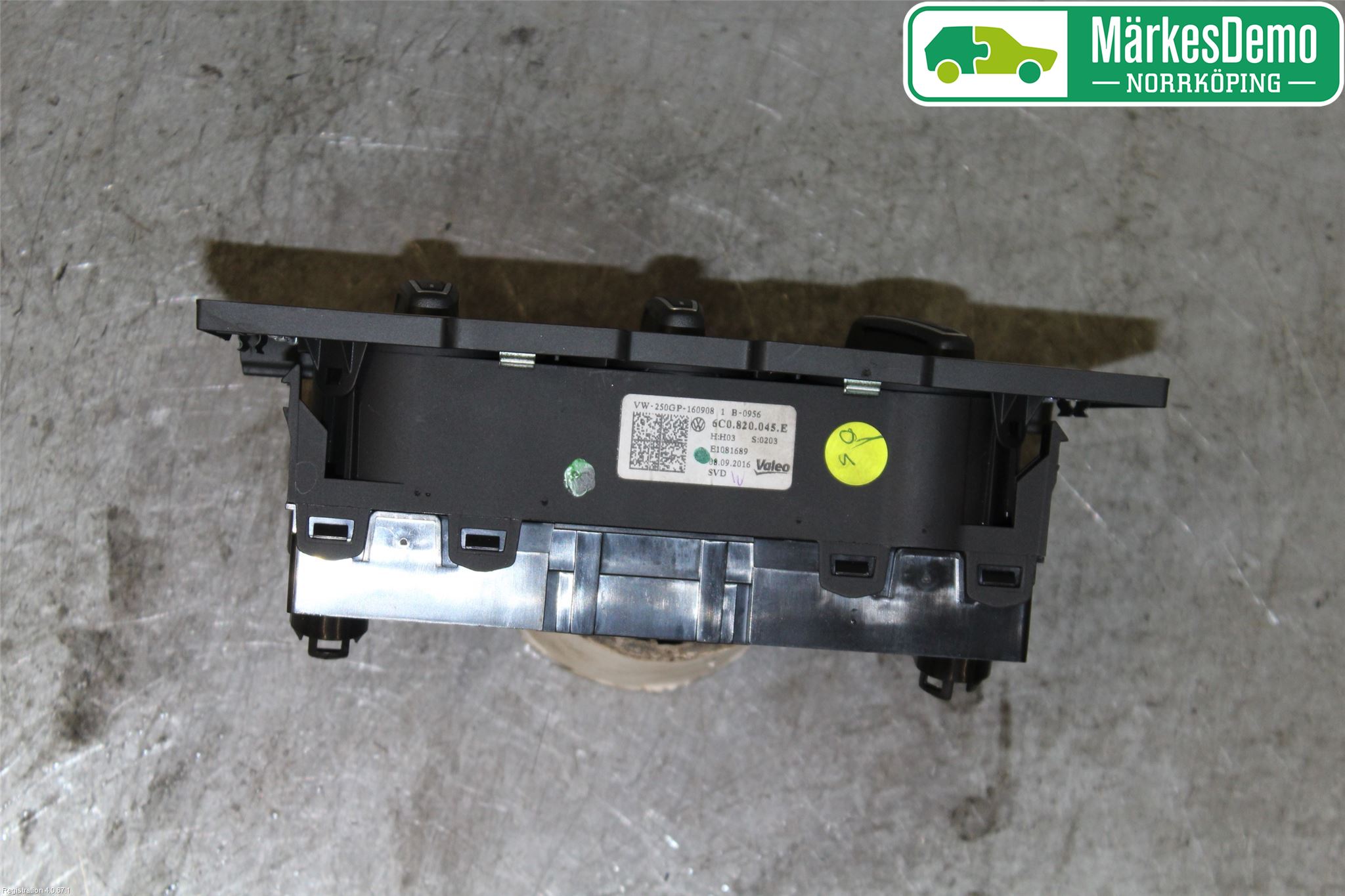 Volkswagen VW POLO 10-17 Varmeapparat Panel(Regulering)