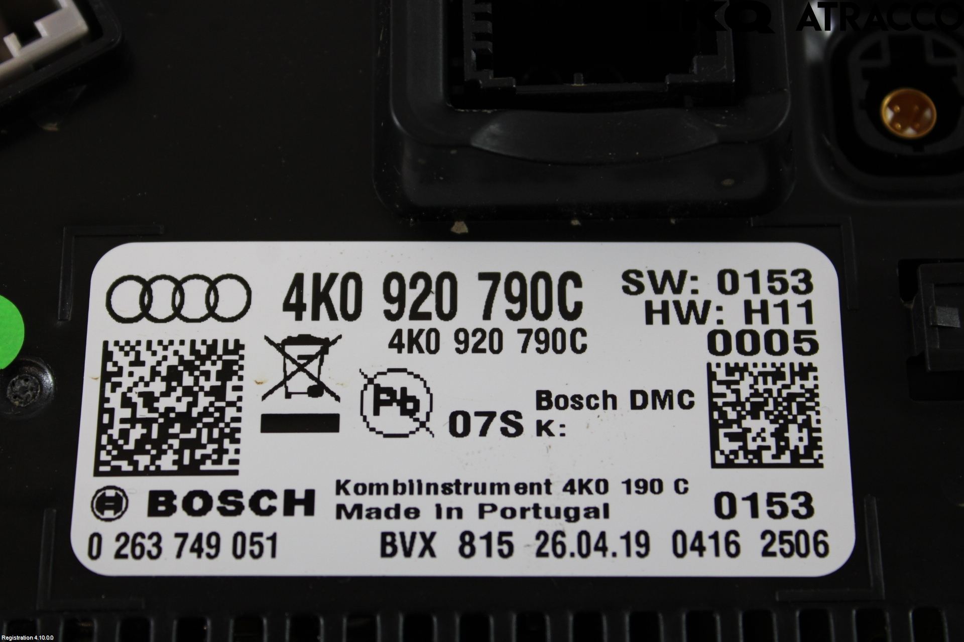 Audi A6 F2/C8 19- Instr Kombinert