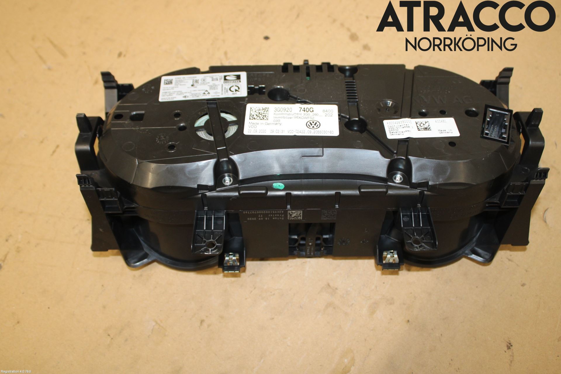 Volkswagen VW PASSAT 15-19 Instr Kombinert