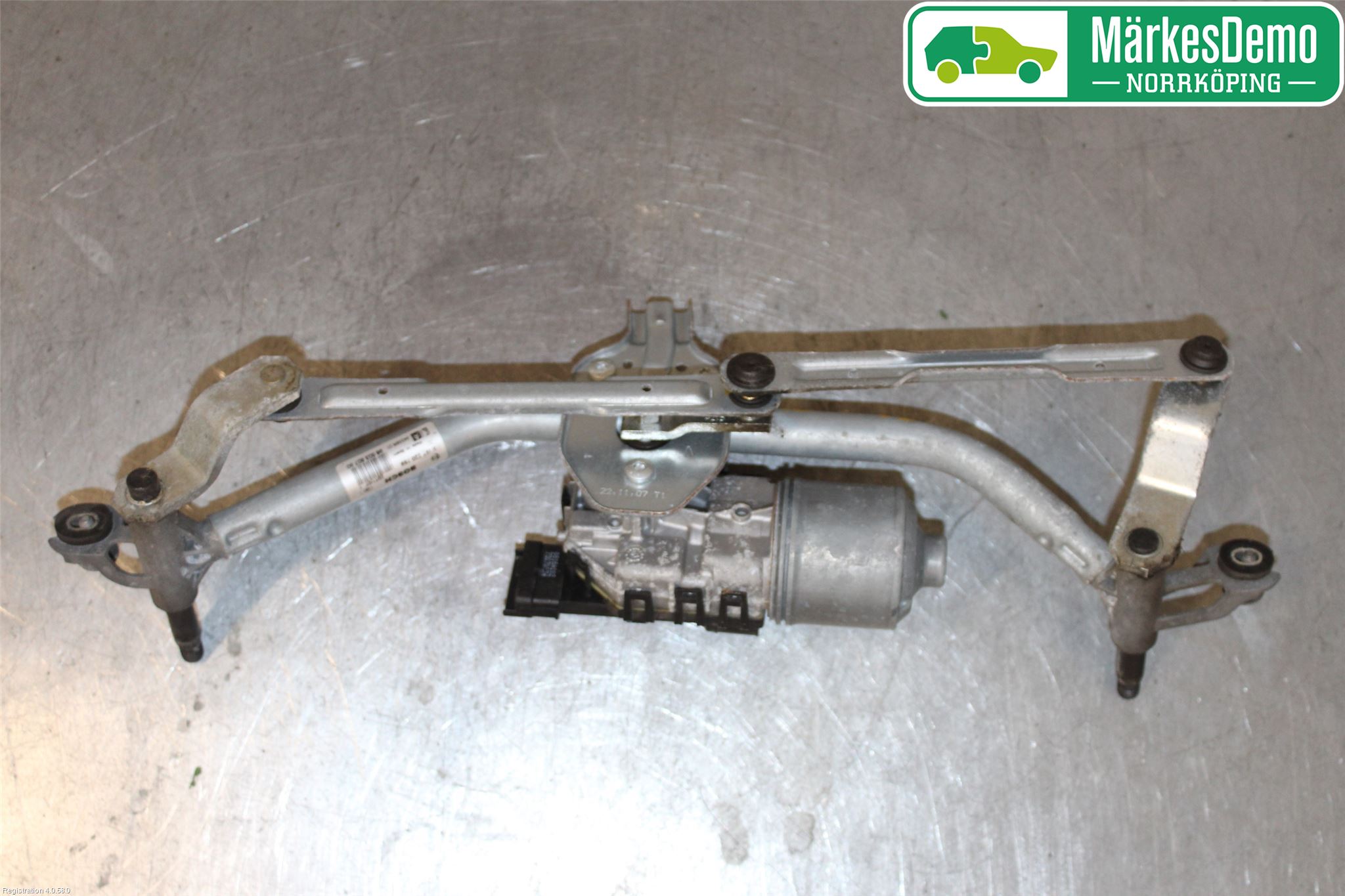 Peugeot 207 Viskermotor Frontrute