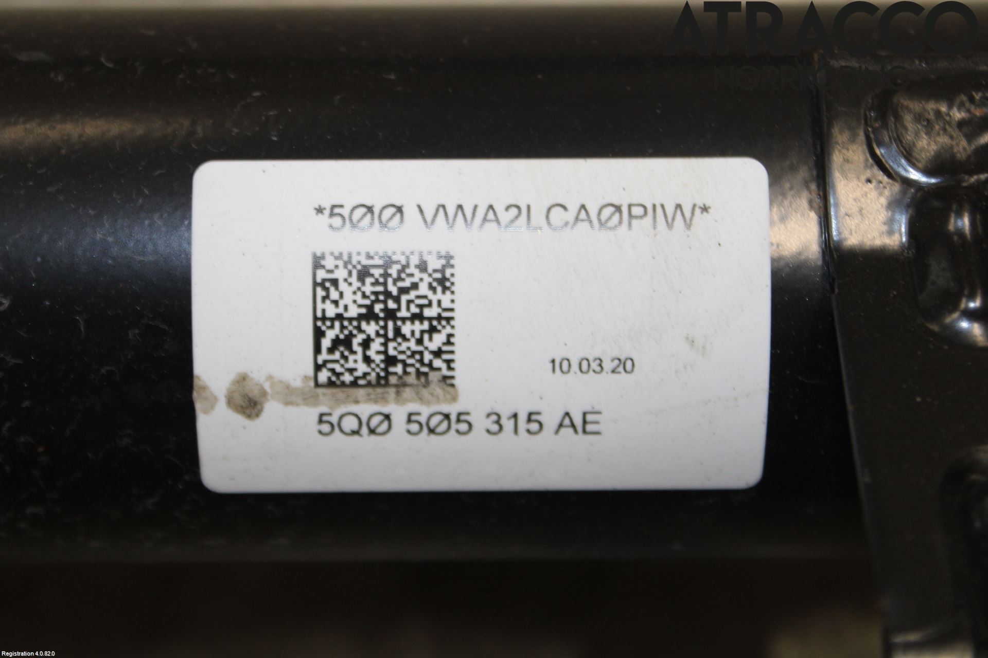 Volkswagen VW GOLF / E-GOLF VII 13-20 Bakaksel Feste Travers-Ramme