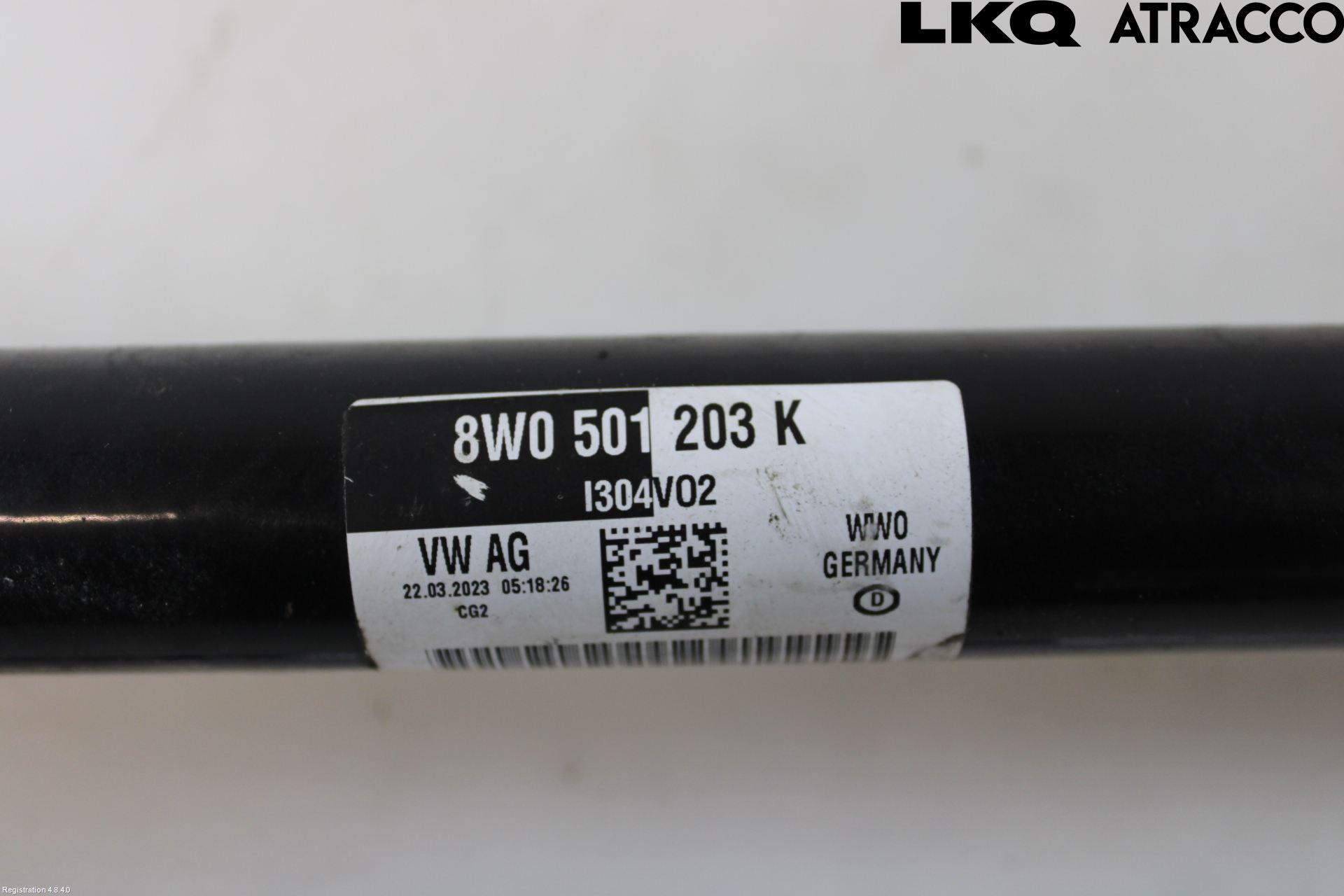 Audi A4/S4 B9 20- Drivaksel Bak Kompl Venstre
