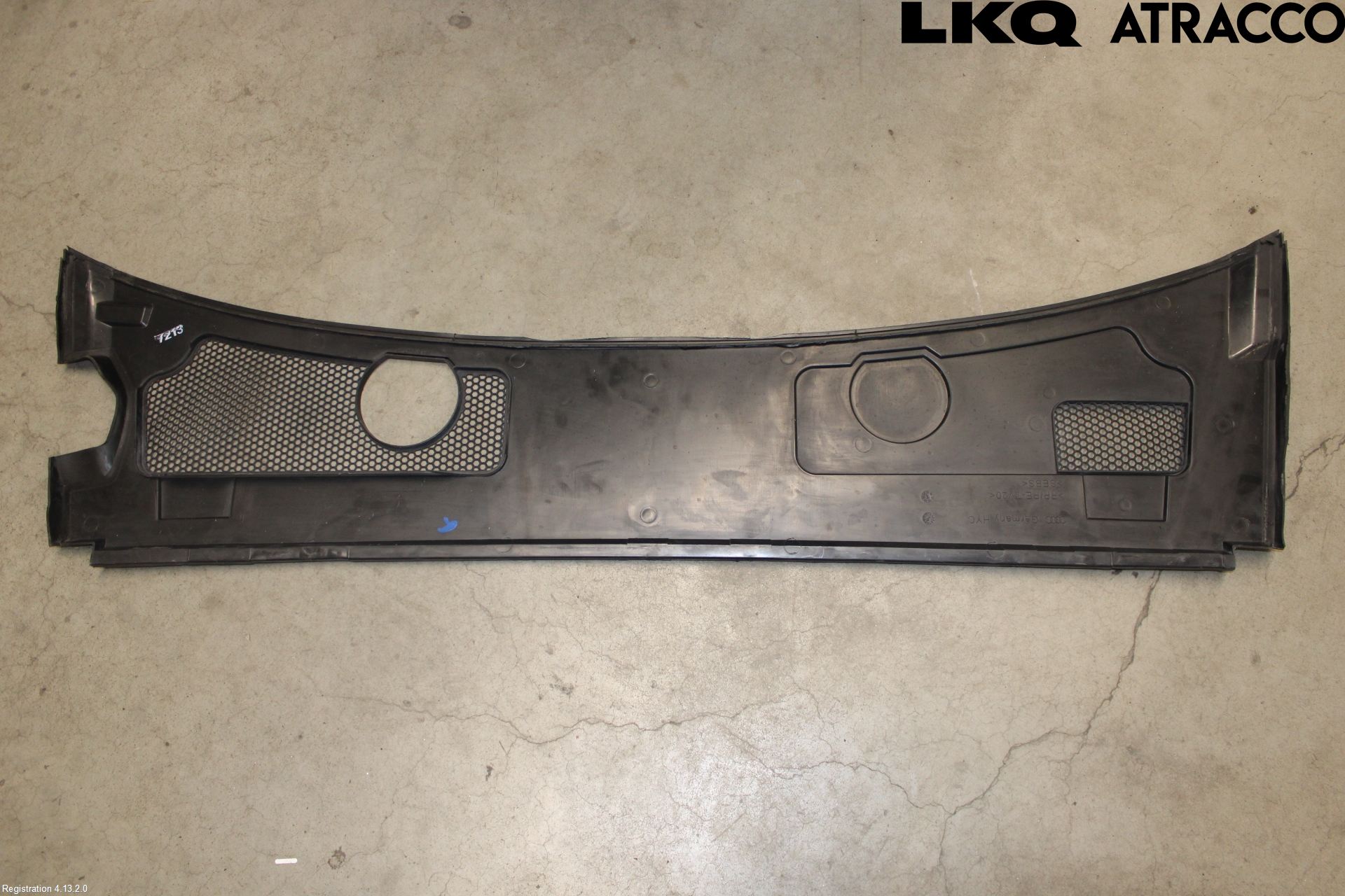 Audi A6/S6     05-11 Visker Deksel-Grill-Under Frr