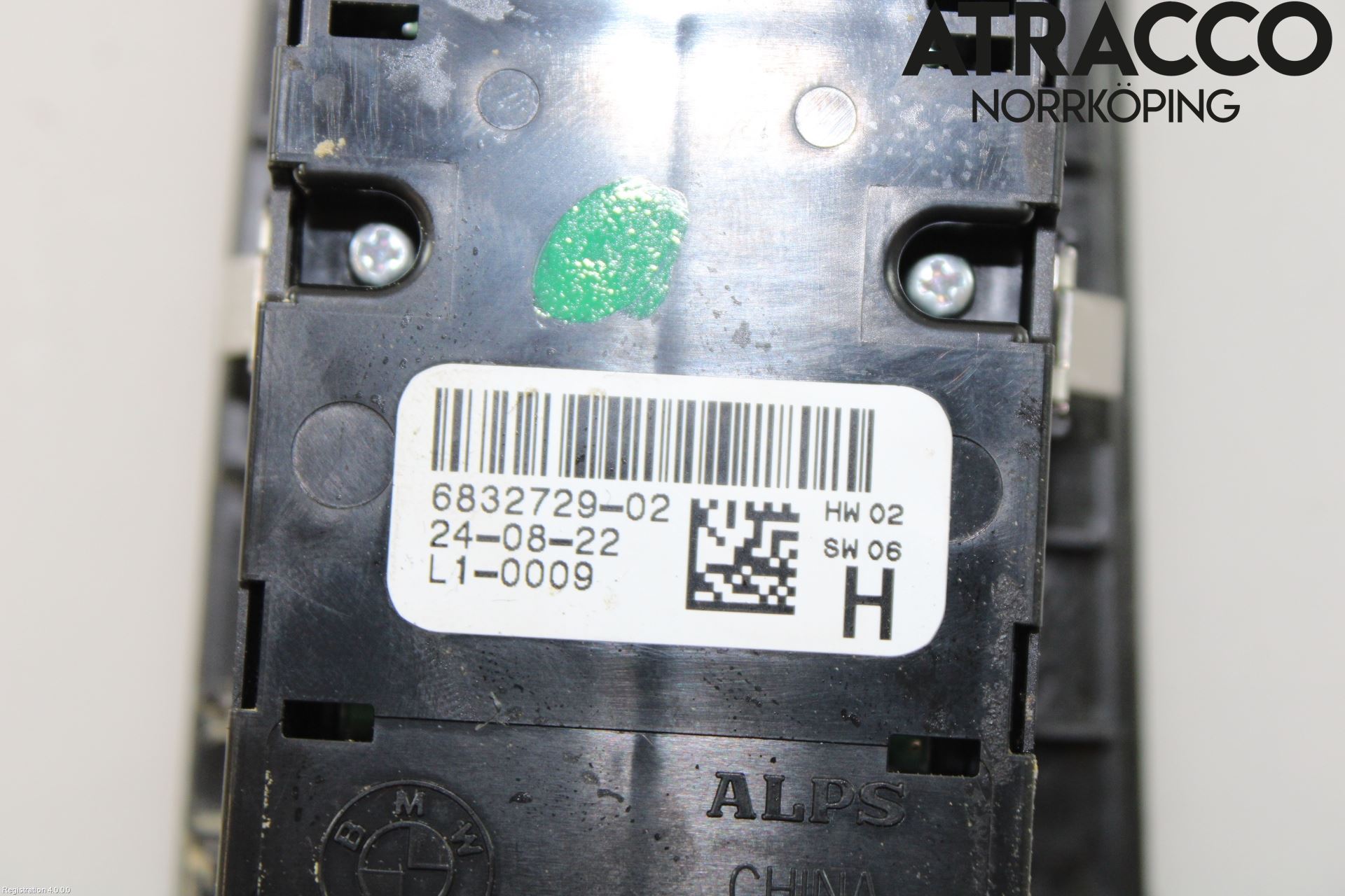 BMW 5 G30/G31/F90 17-23 Bryter Vindusheis