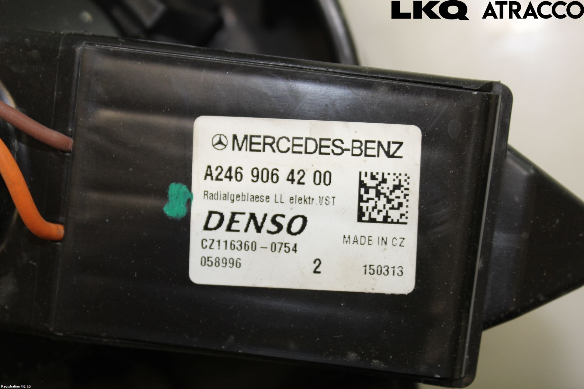 Mercedes-Benz MB B-KLASS (W246/W242) 12-19 Varmeapparat Viftemotor