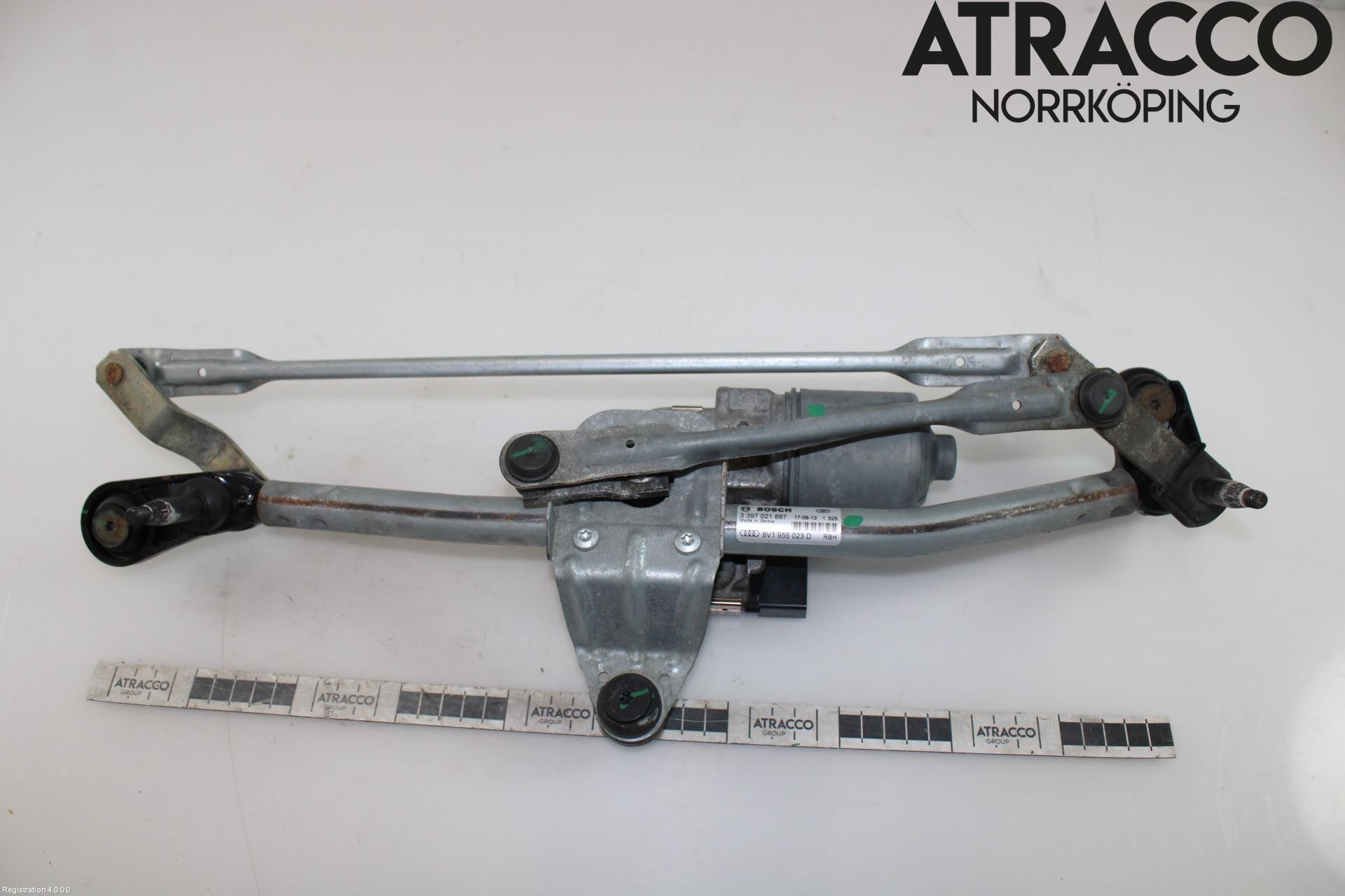 Audi A3/S3 8V 13-20 Viskeroverføring Frontrute