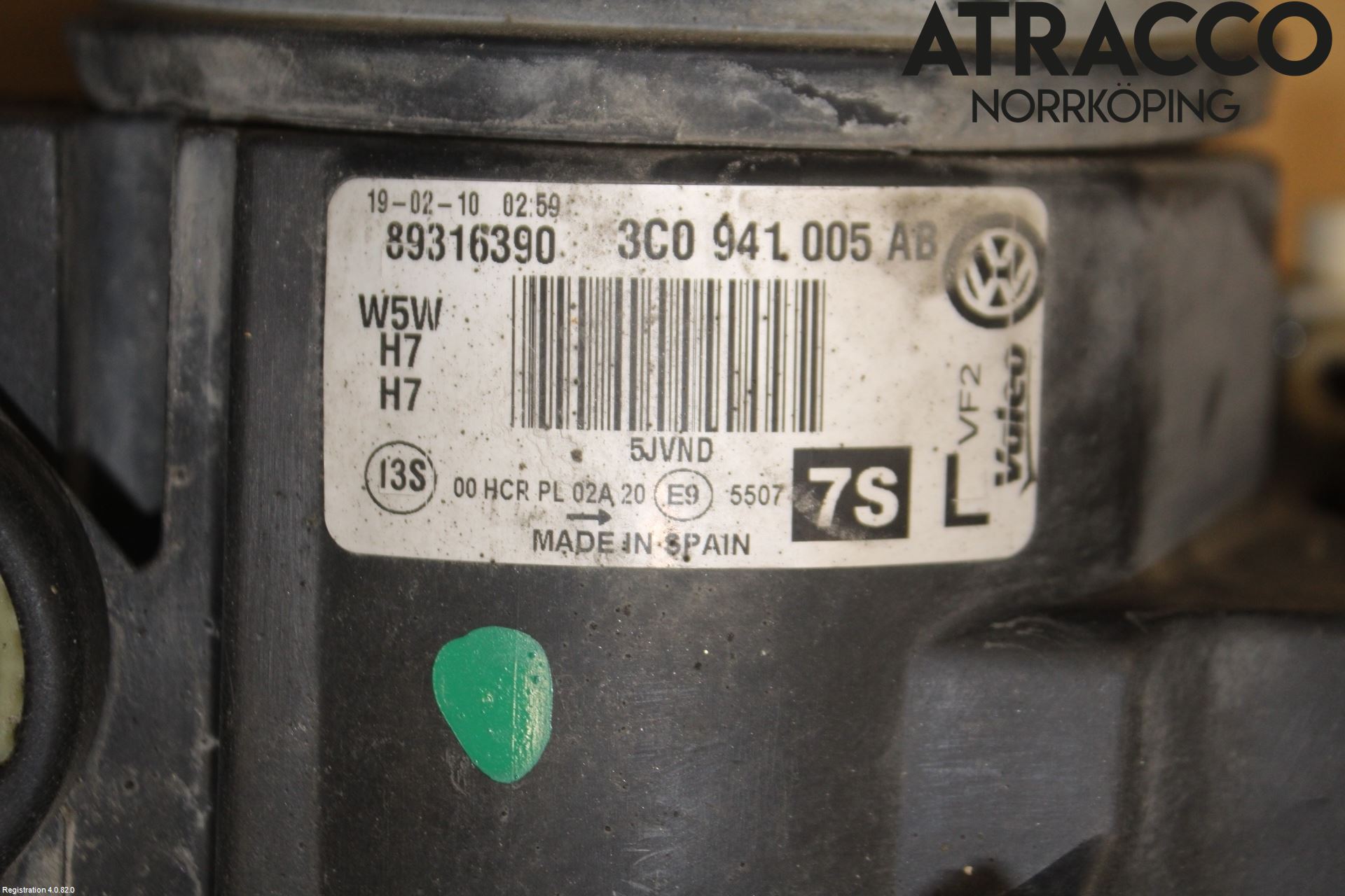 Volkswagen VW PASSAT 05-11 Frontlykt Venstre