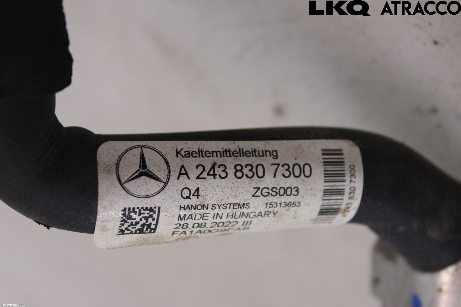 Mercedes-Benz MB EQA (H243) 21- Varme Ac Slange - Rør