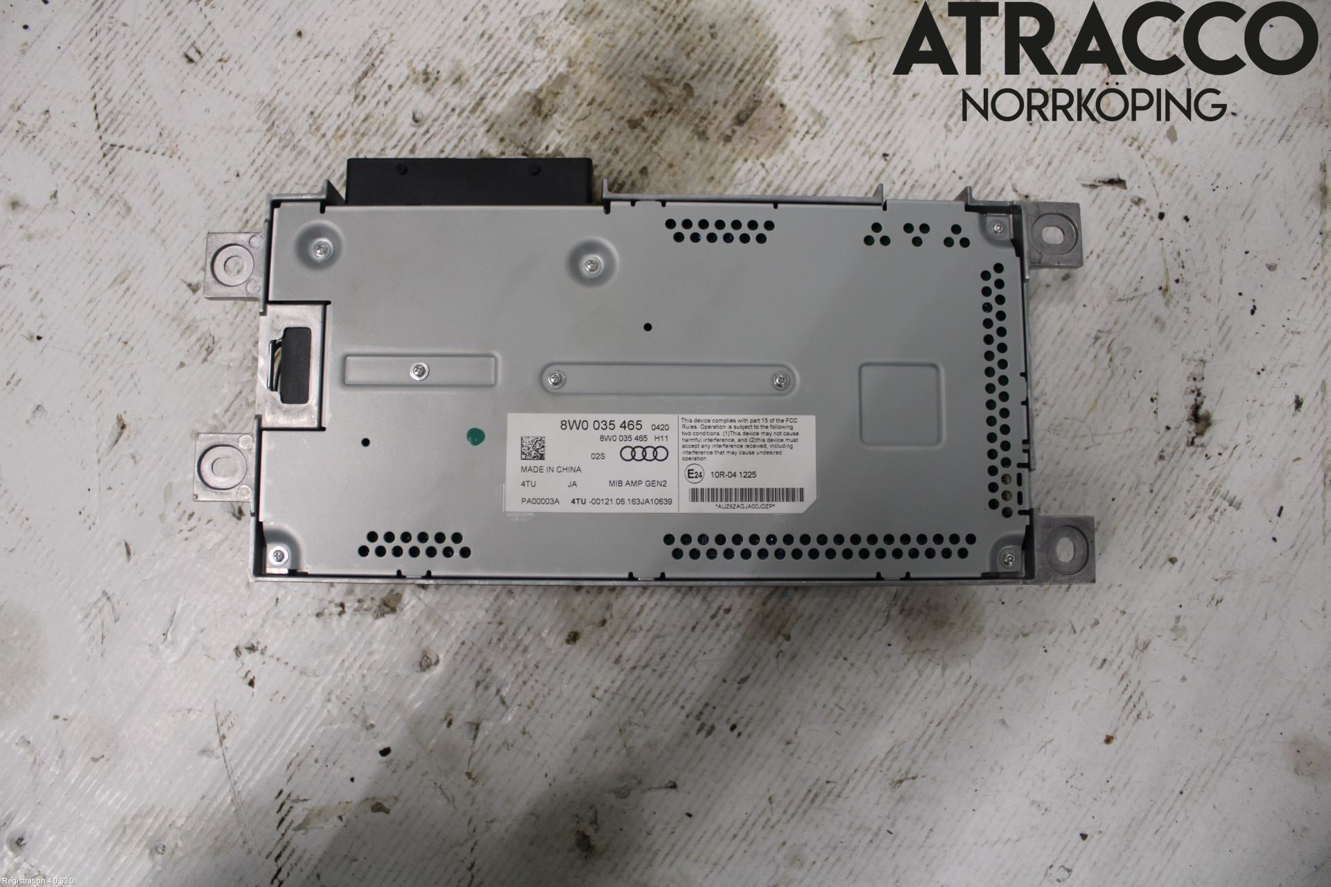 Audi A4/S4 B9 16-19 Stereo Forsterker