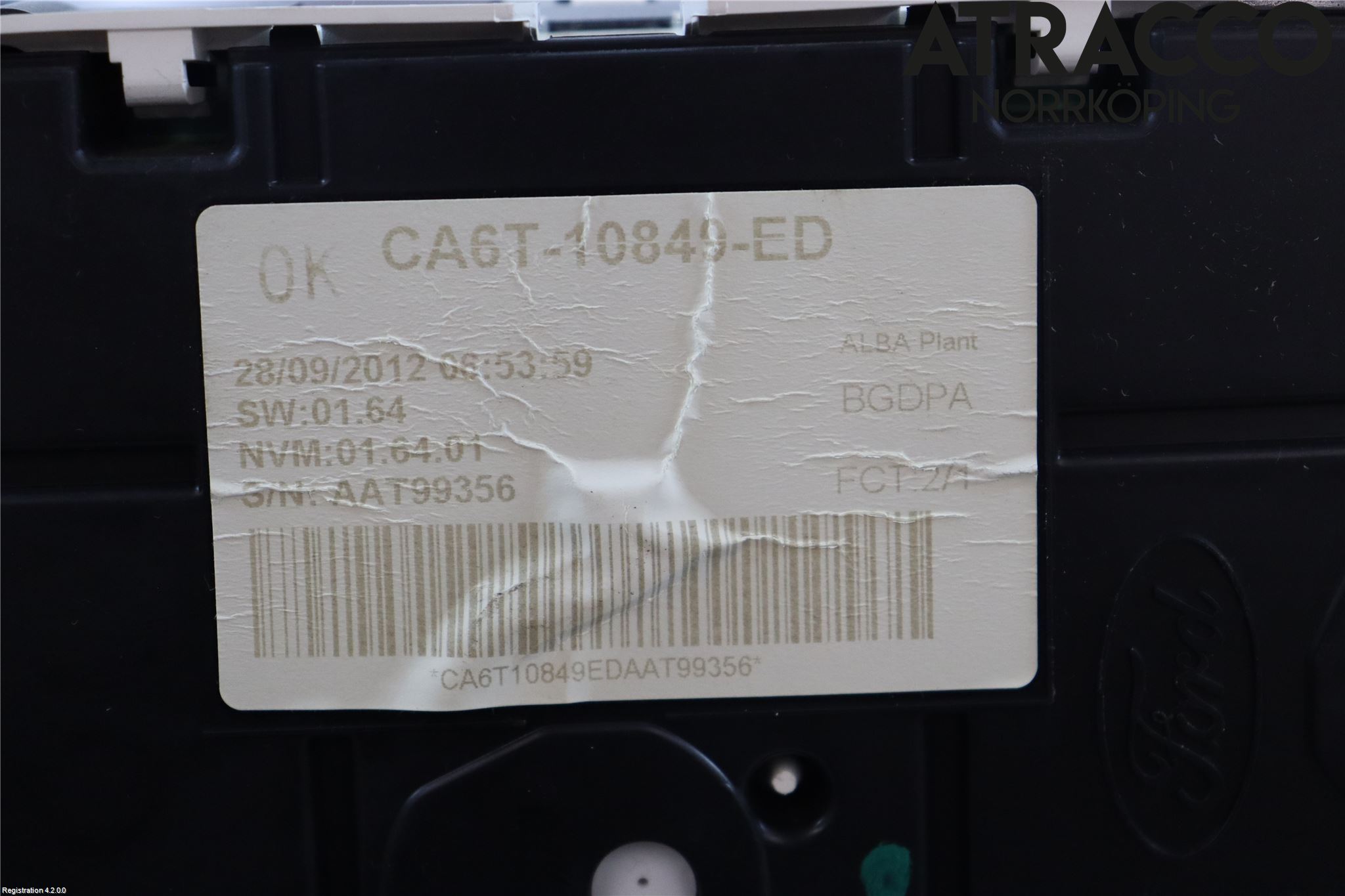 Ford FIESTA 09-12 Instr Kombinert
