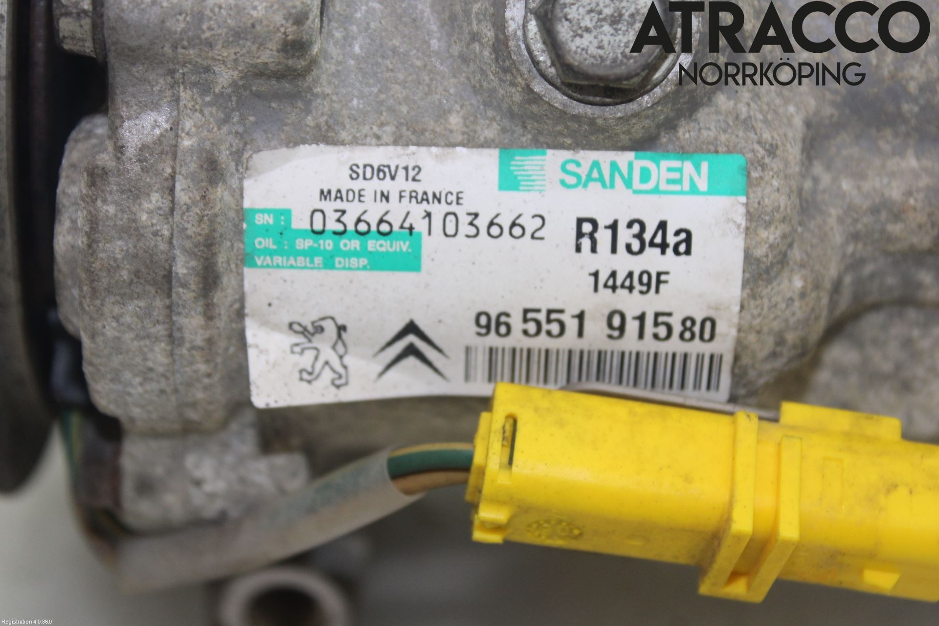 Peugeot 206 98-09 Varme Ac Kompressor