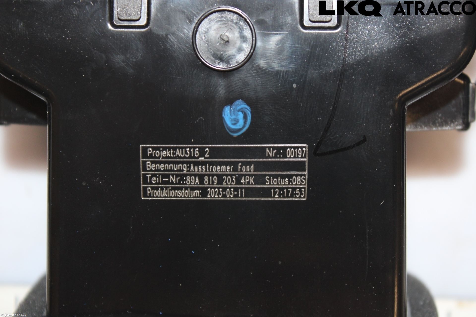 Audi Q4 E-TRON FZ 22- Dashbord Kanal - Dyse