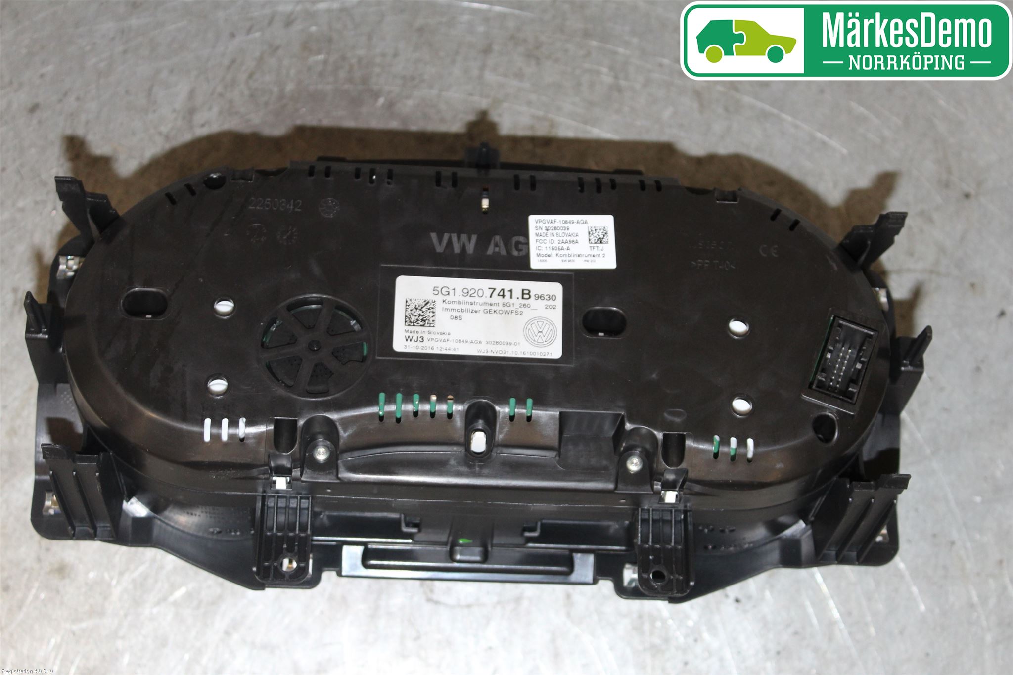 Volkswagen VW GOLF / E-GOLF VII 13-20 Instr Kombinert