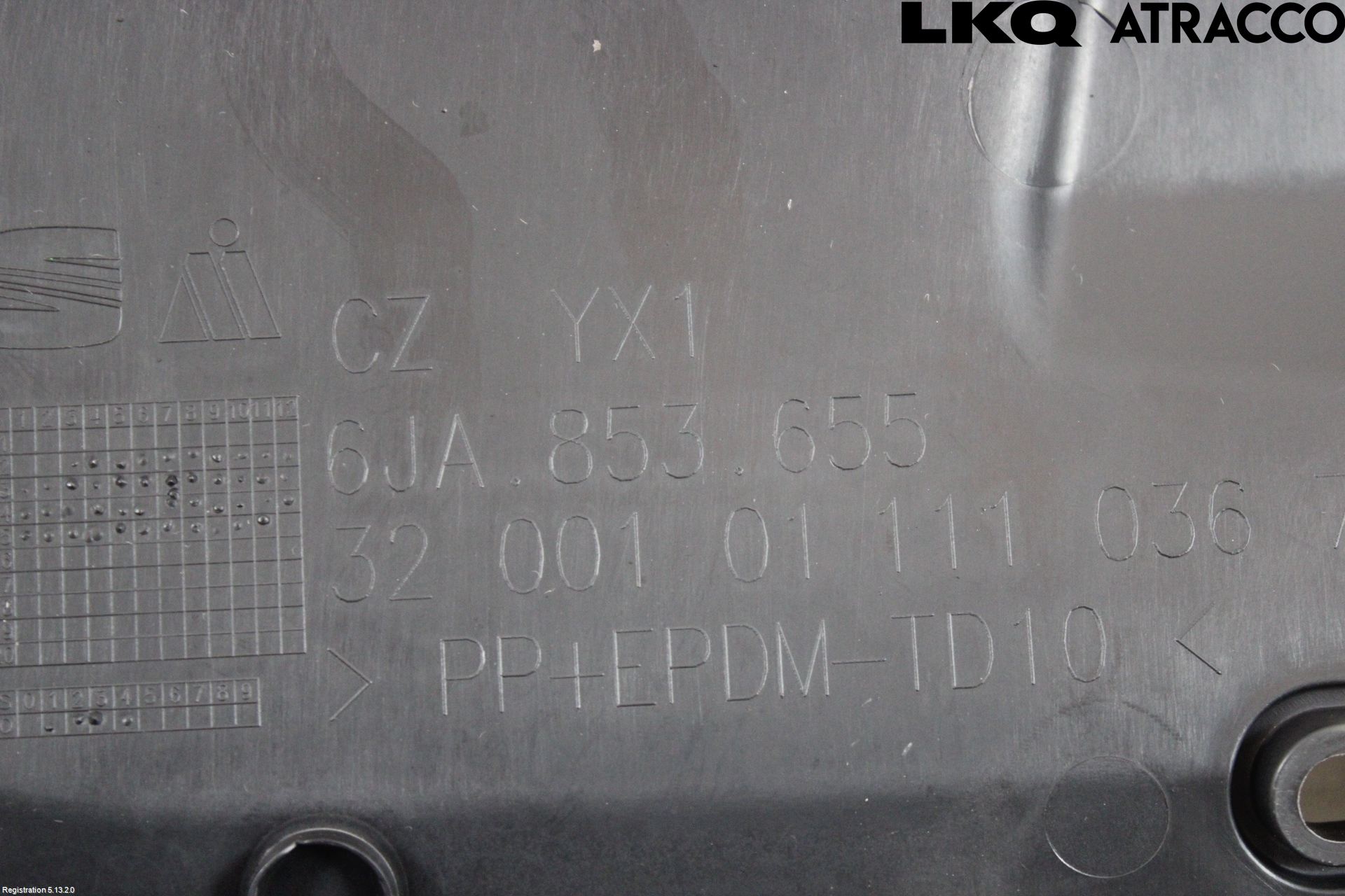 Seat TOLEDO 12-19 Tackplast Front