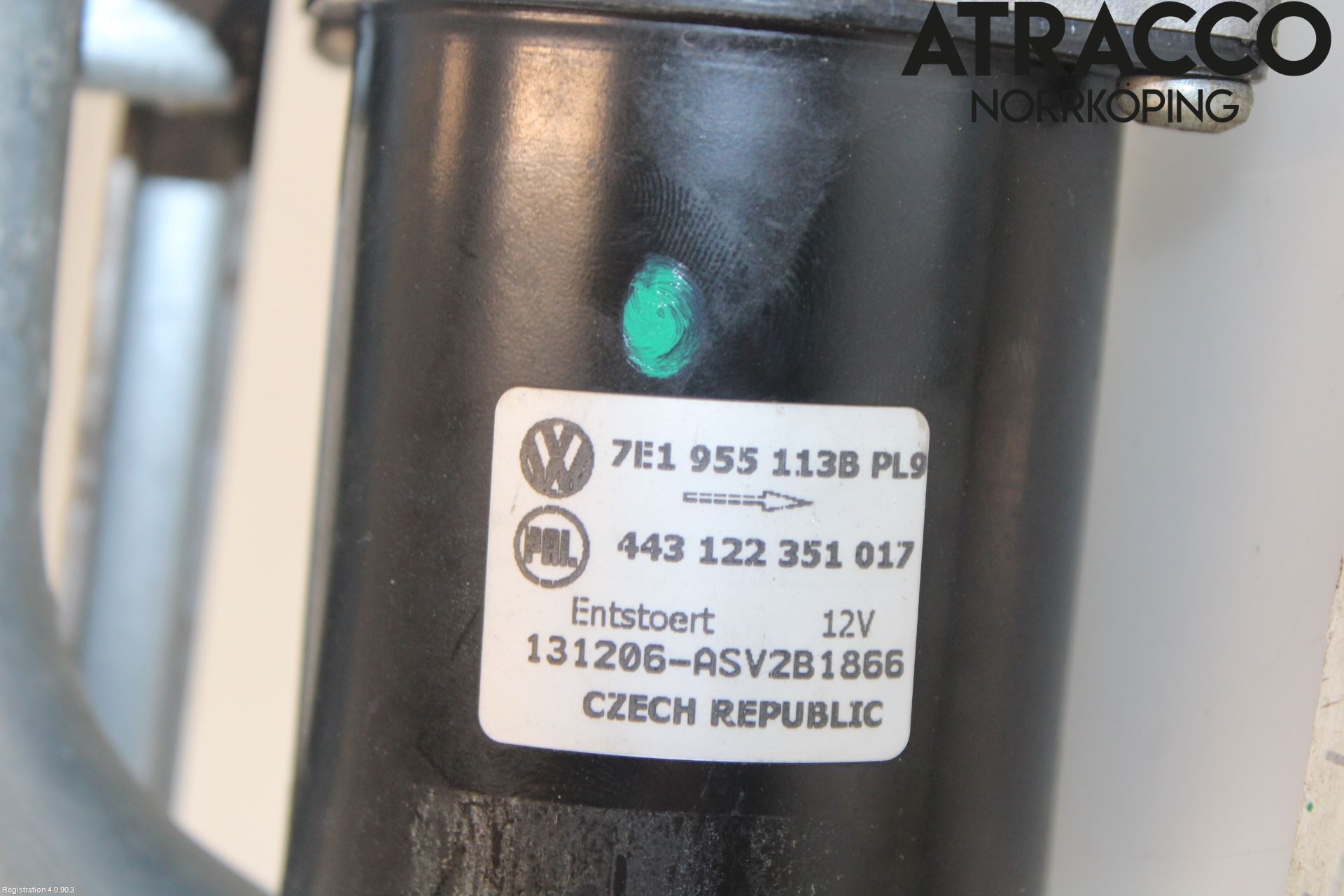 Volkswagen VW TRANSP/CARAVELLE (T5) 04-15 Viskeroverføring Frontrute