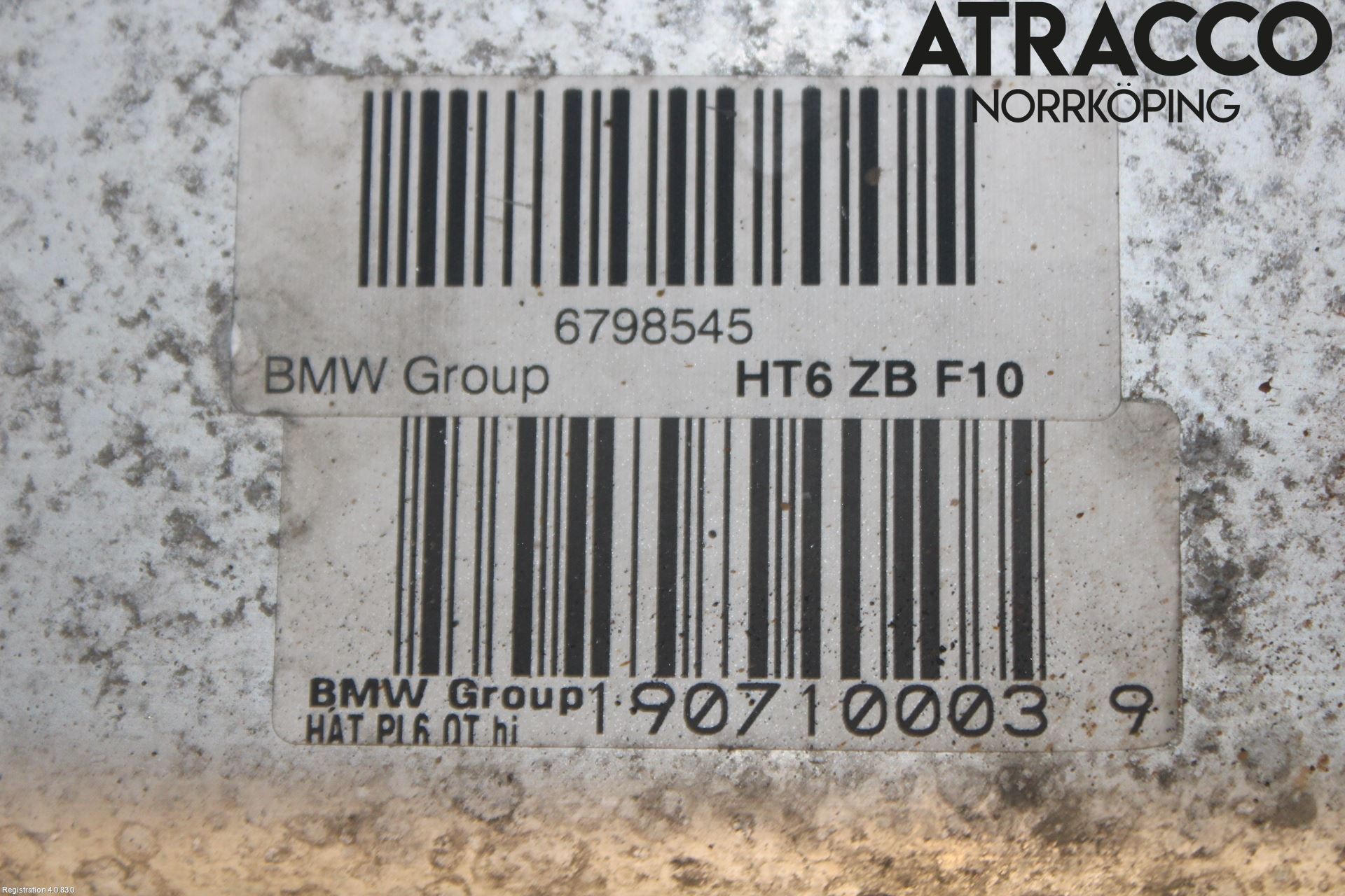 BMW 5 F10/F11/F18 09-17 Bakaksel Feste Travers-Ramme