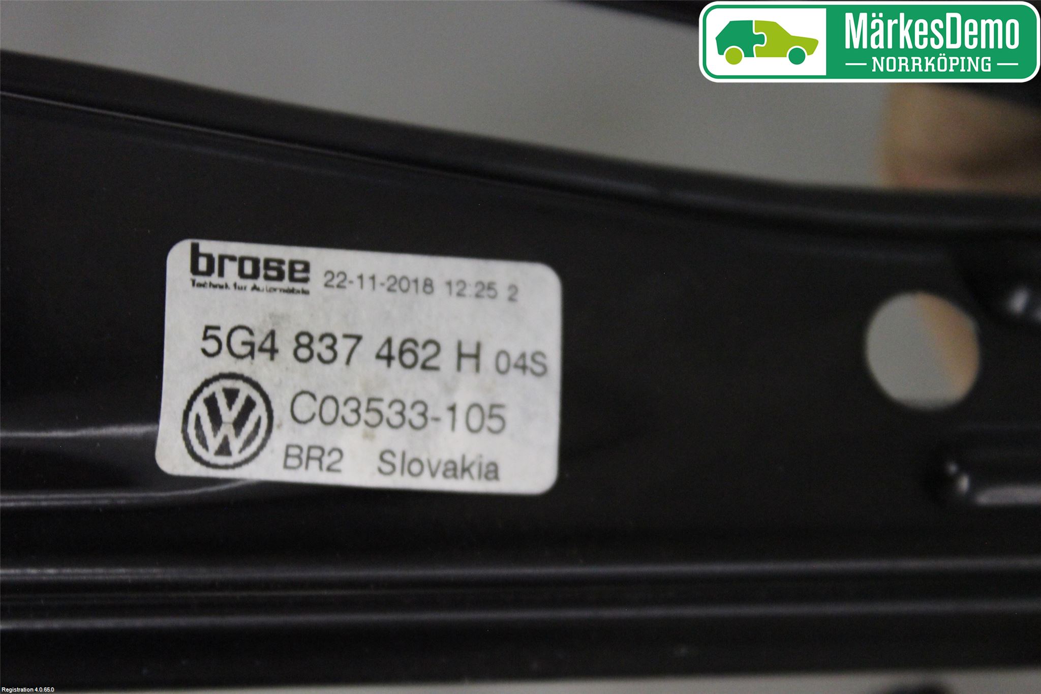 Volkswagen VW GOLF / E-GOLF VII 13-20 Vindusheis El Komp