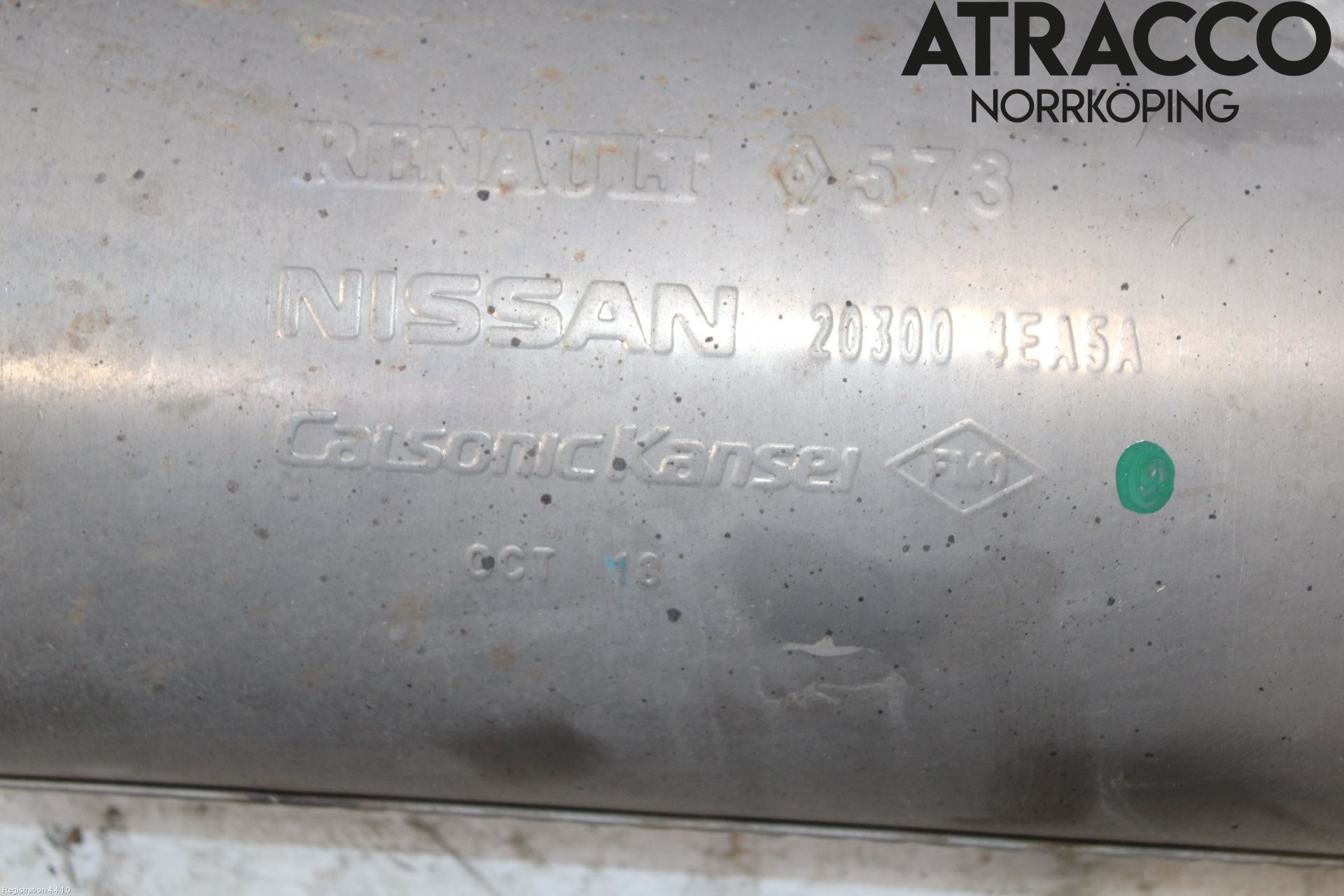 Nissan QASHQAI 17-21 Eksos Midtre Potte