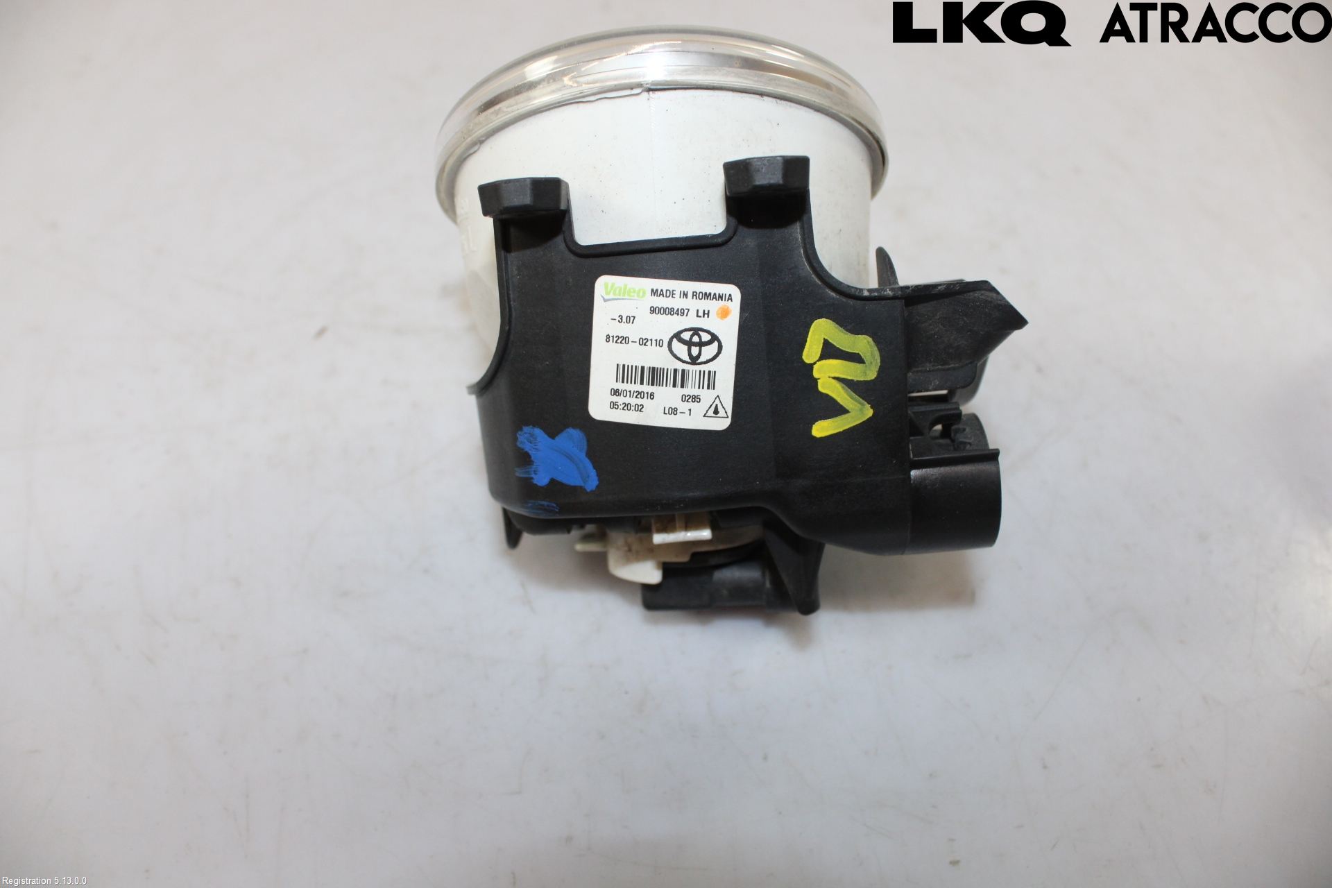 Toyota AURIS 13-19 Frontlykt-Kurve-Tåkelys