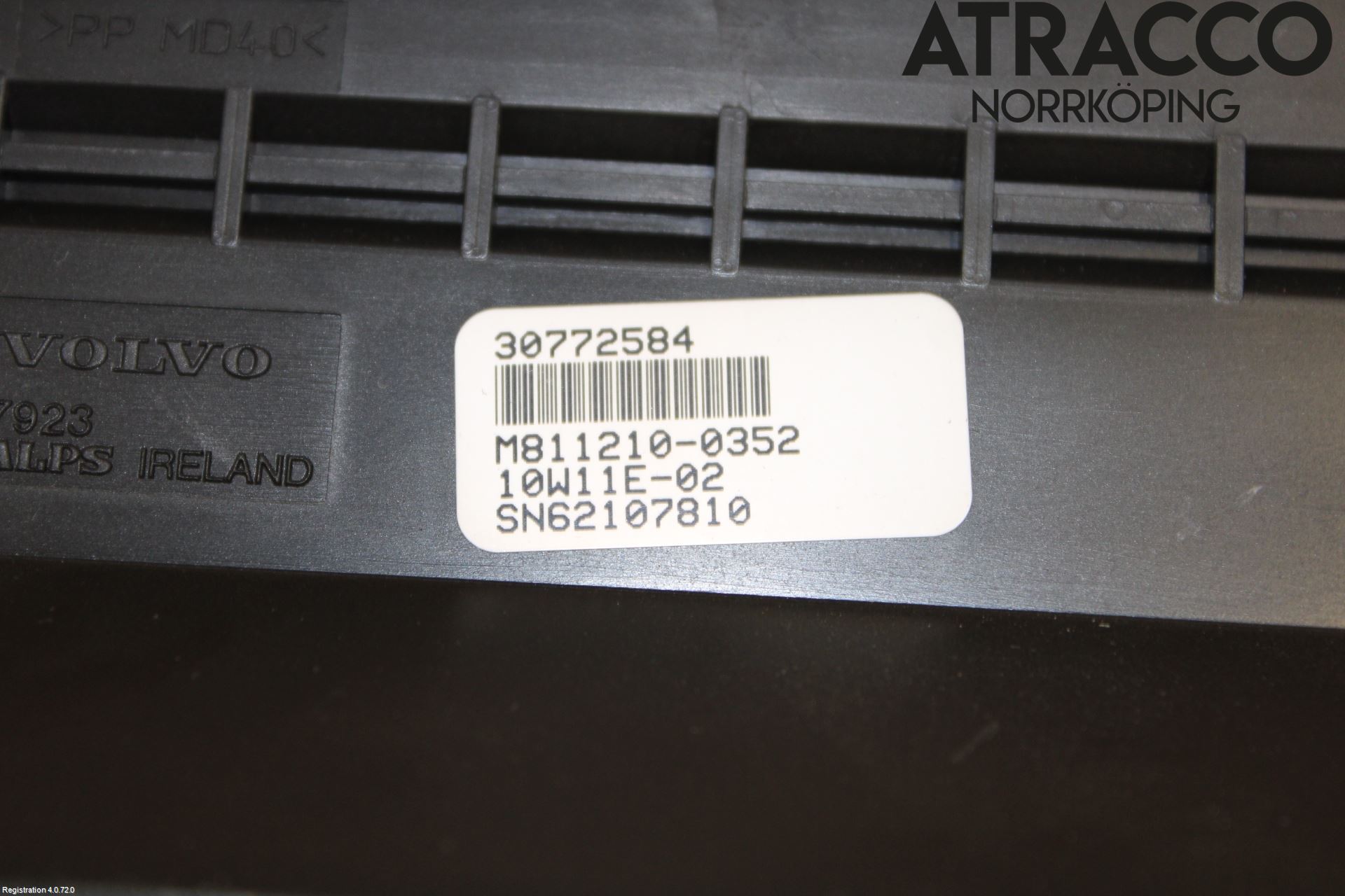 Volvo XC60 09-13 Instr Varselys - Display
