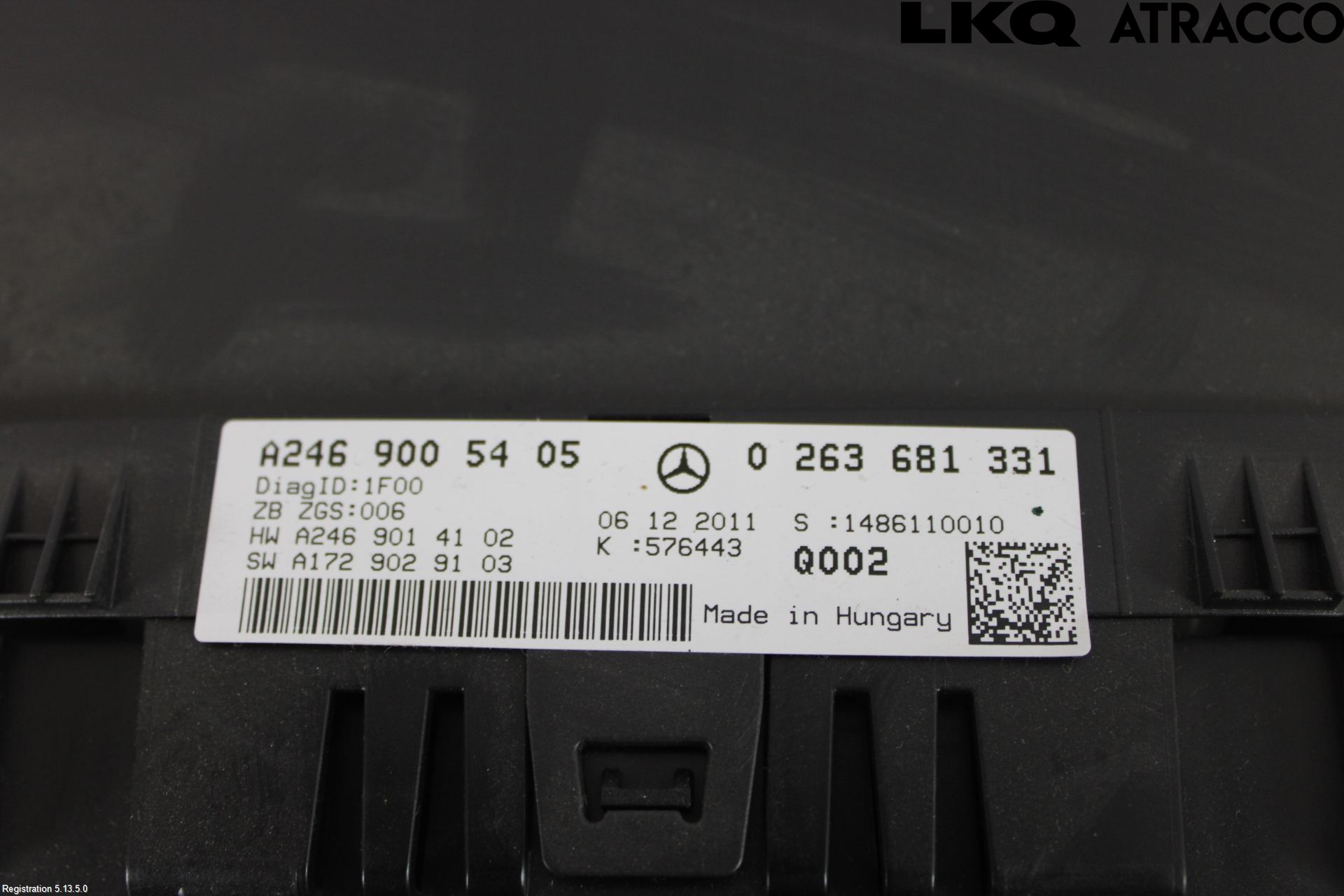 Mercedes-Benz MB B-KLASS (W246/W242) 12-19 Instr Kombinert