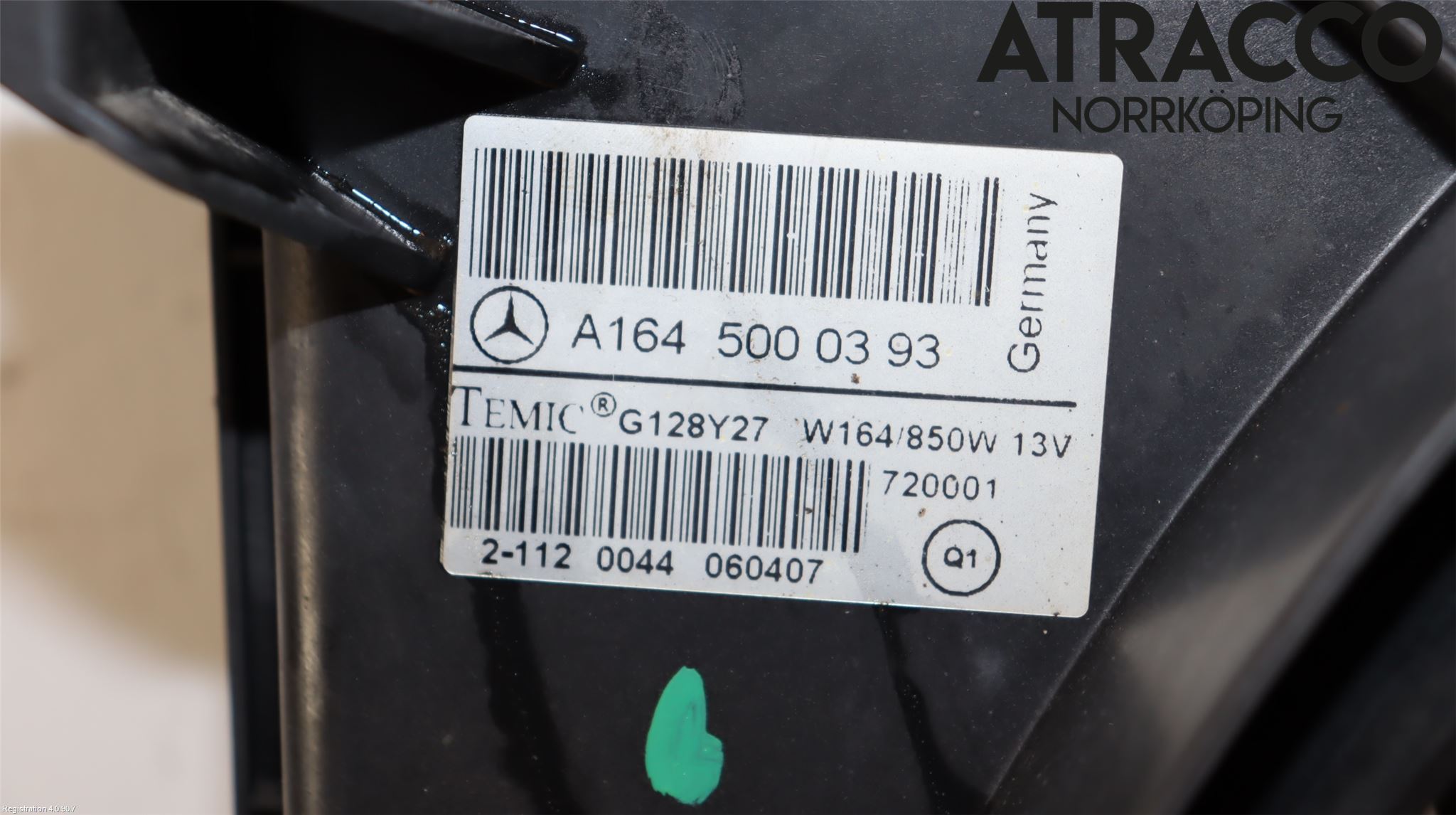 Mercedes-Benz MB ML (W164) 05-11 Kjølevifte Elektrisk