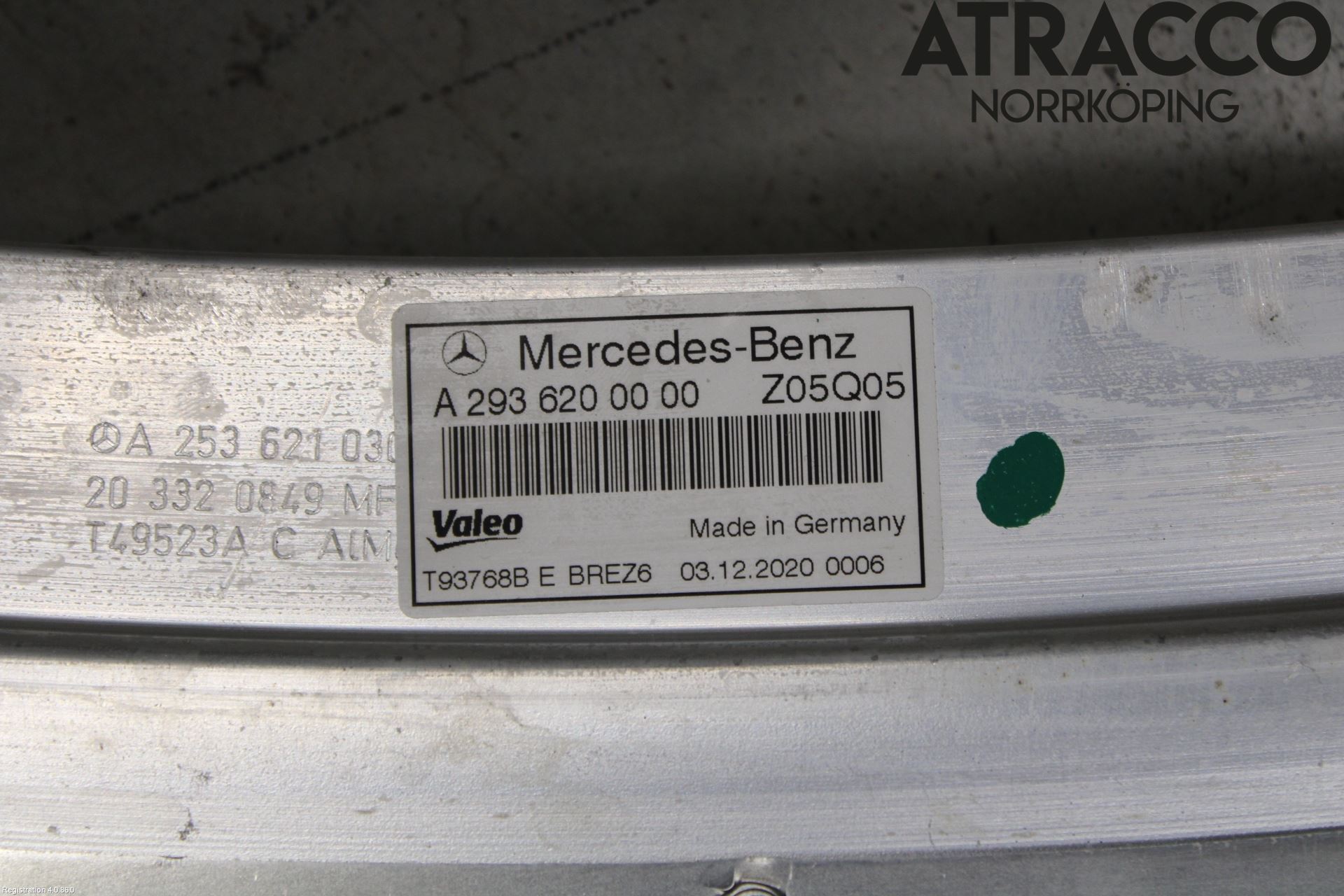 Mercedes-Benz MB EQC (N293) 20- Frontplate Øvre