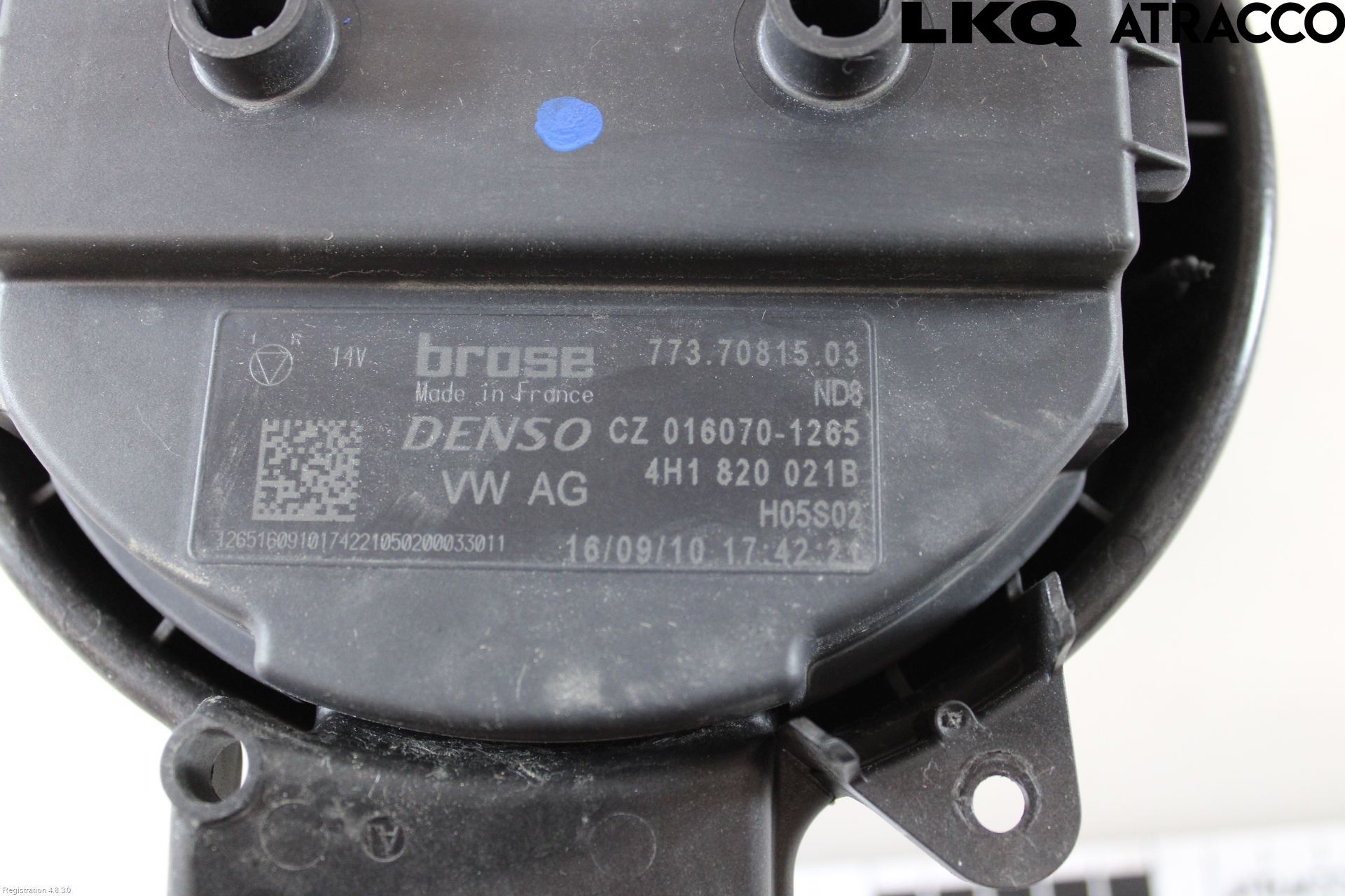 Audi A8/S8 4H 10-17 Varmeapparat Viftemotor