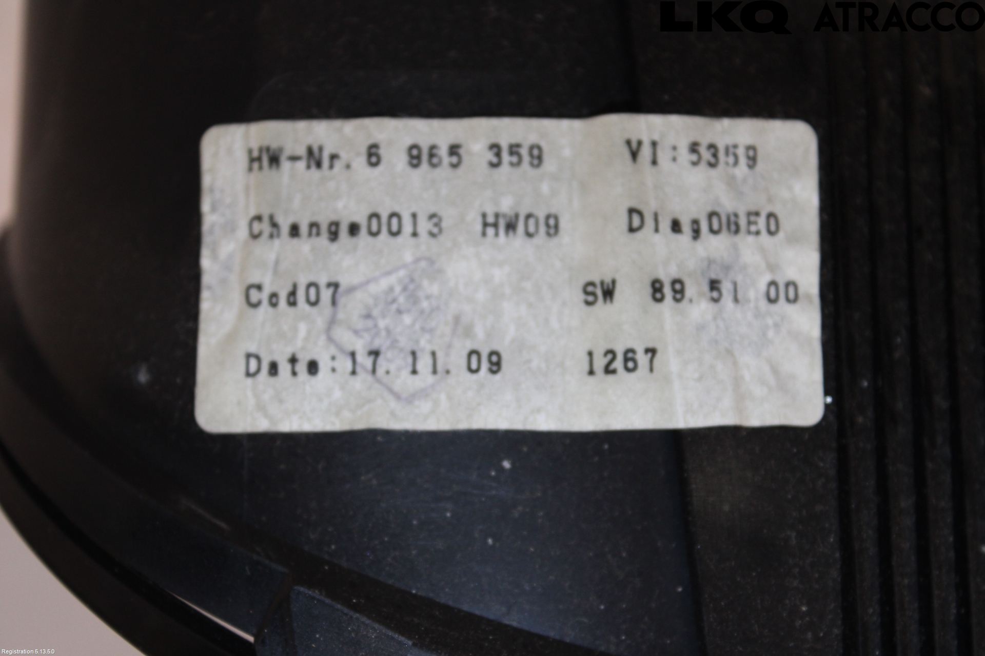 BMW 5 E60/61 Sed/Tou 02-10 Instr Kombinert
