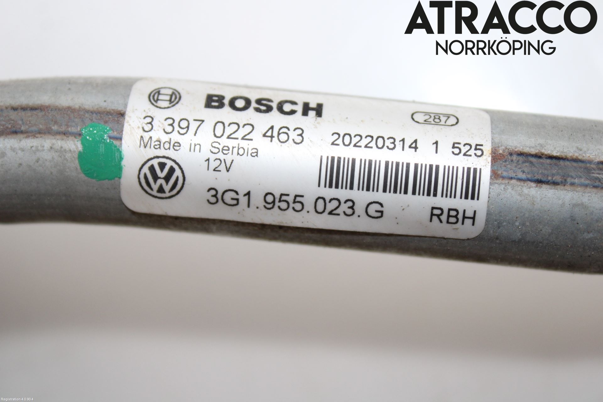 Volkswagen VW PASSAT 20-24 Viskeroverføring Frontrute