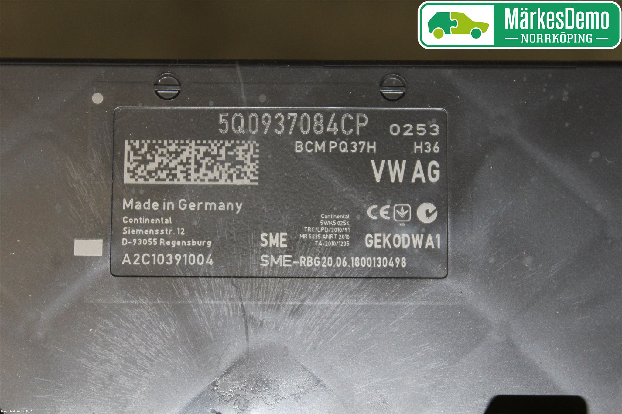 Volkswagen VW GOLF / E-GOLF VII 13-20 Styreenhet Klima