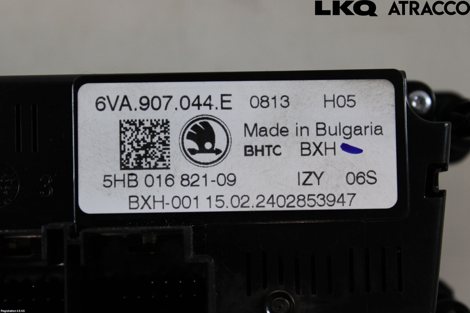Skoda FABIA 22- Varmeapparat Panel(Regulering)