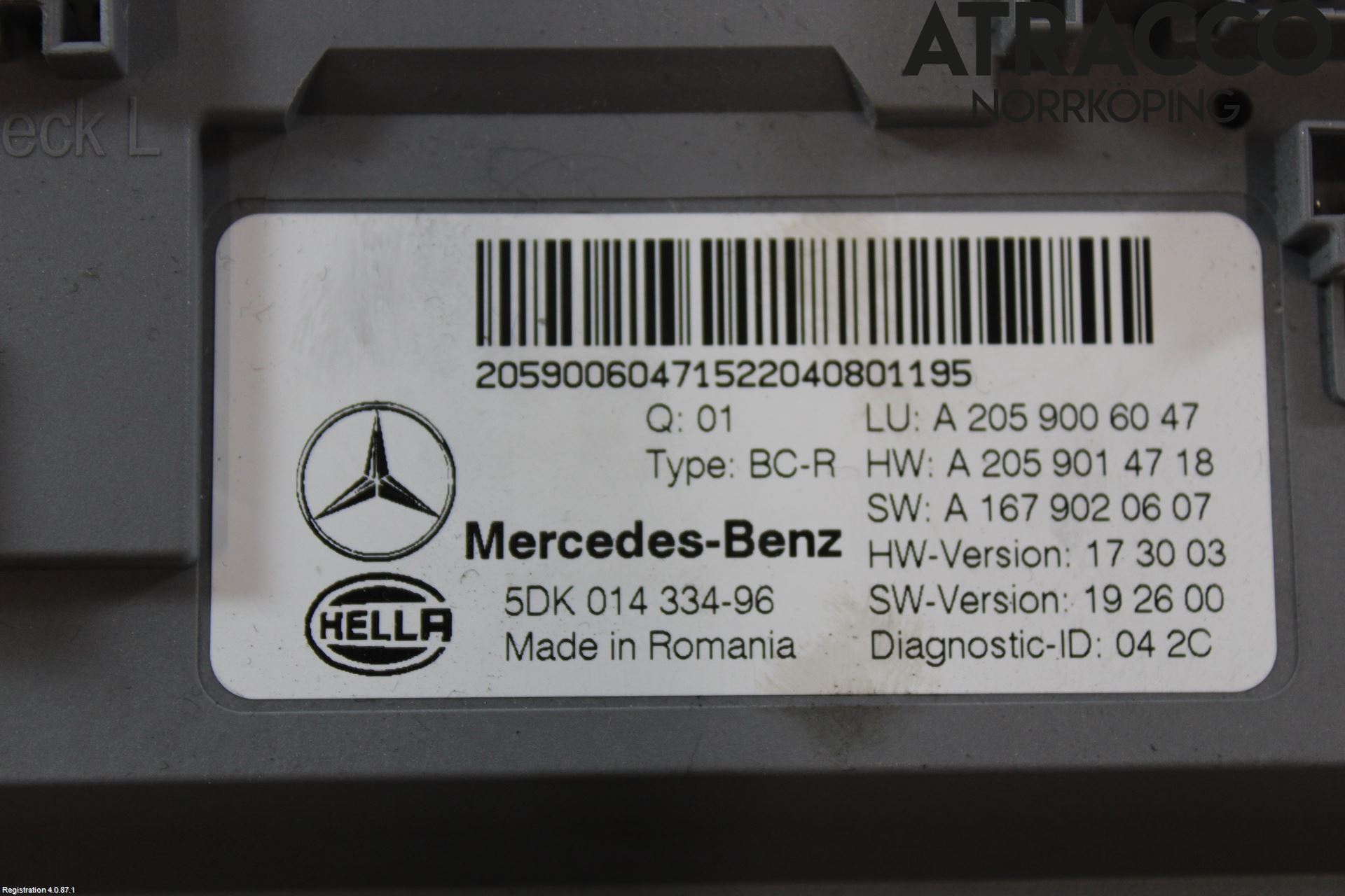 Mercedes-Benz MB GLC-KLASS (X253/C253) 15-22 Styreenhet Klima