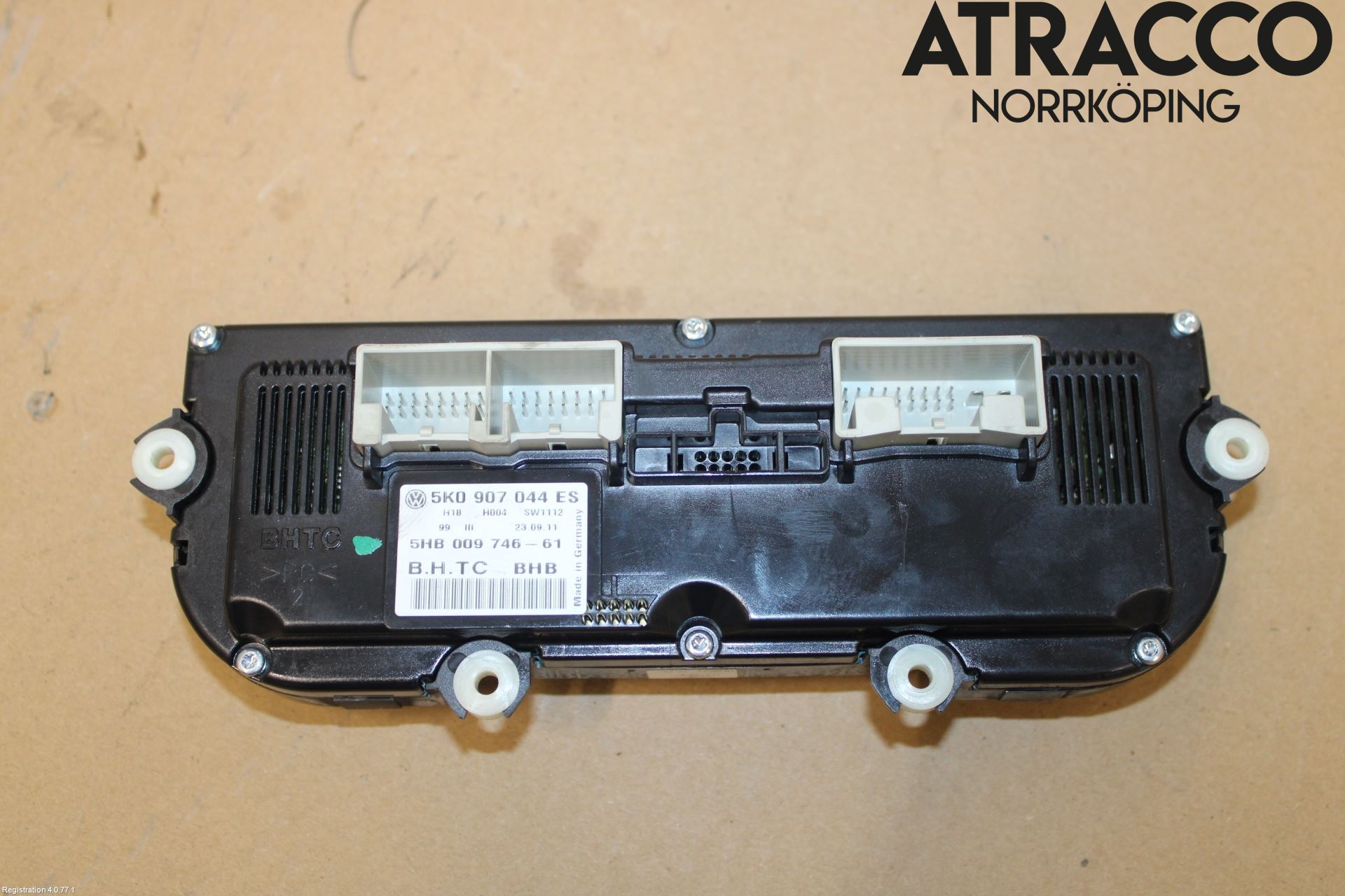 Volkswagen VW GOLF VI 09-13 Varmeapparat Panel(Regulering)