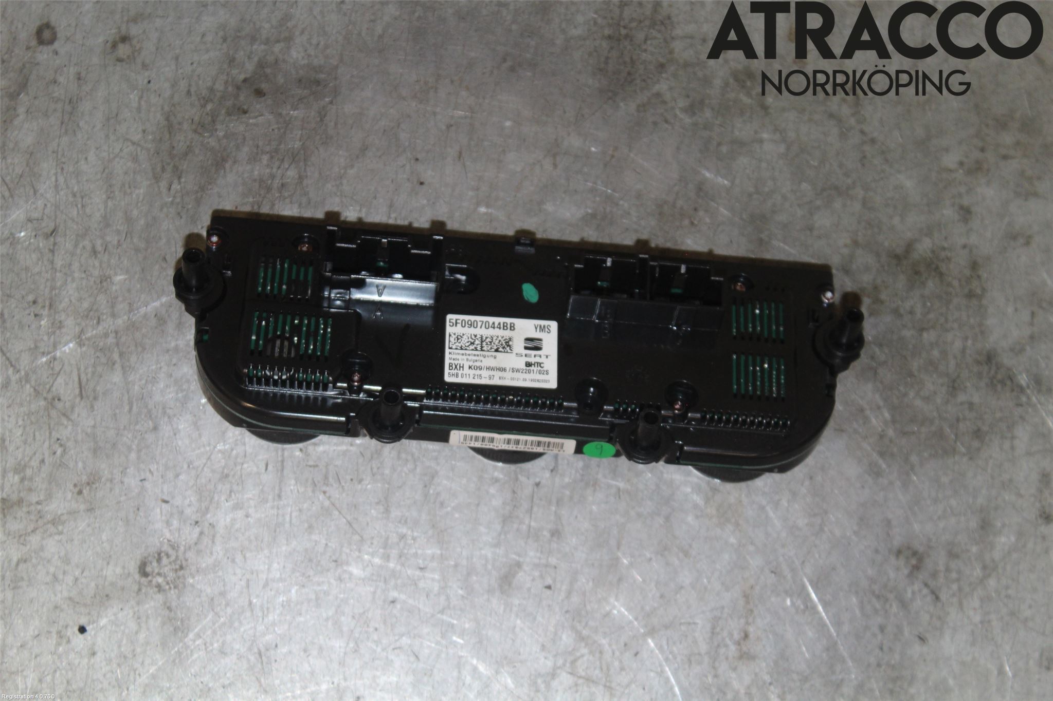 Seat ATECA 16->> Varmeapparat Panel(Regulering)
