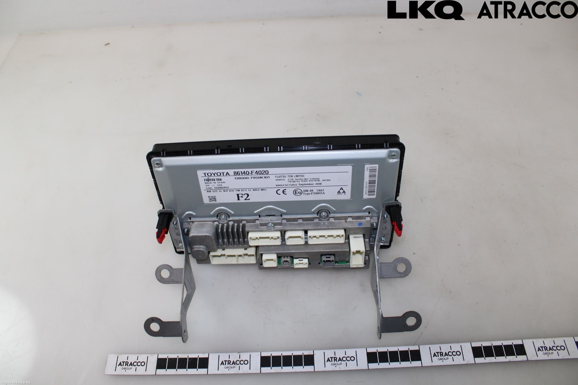Toyota C-HR 16-23 Instr Skjerm Dvd-Gps-Ac-Tlf