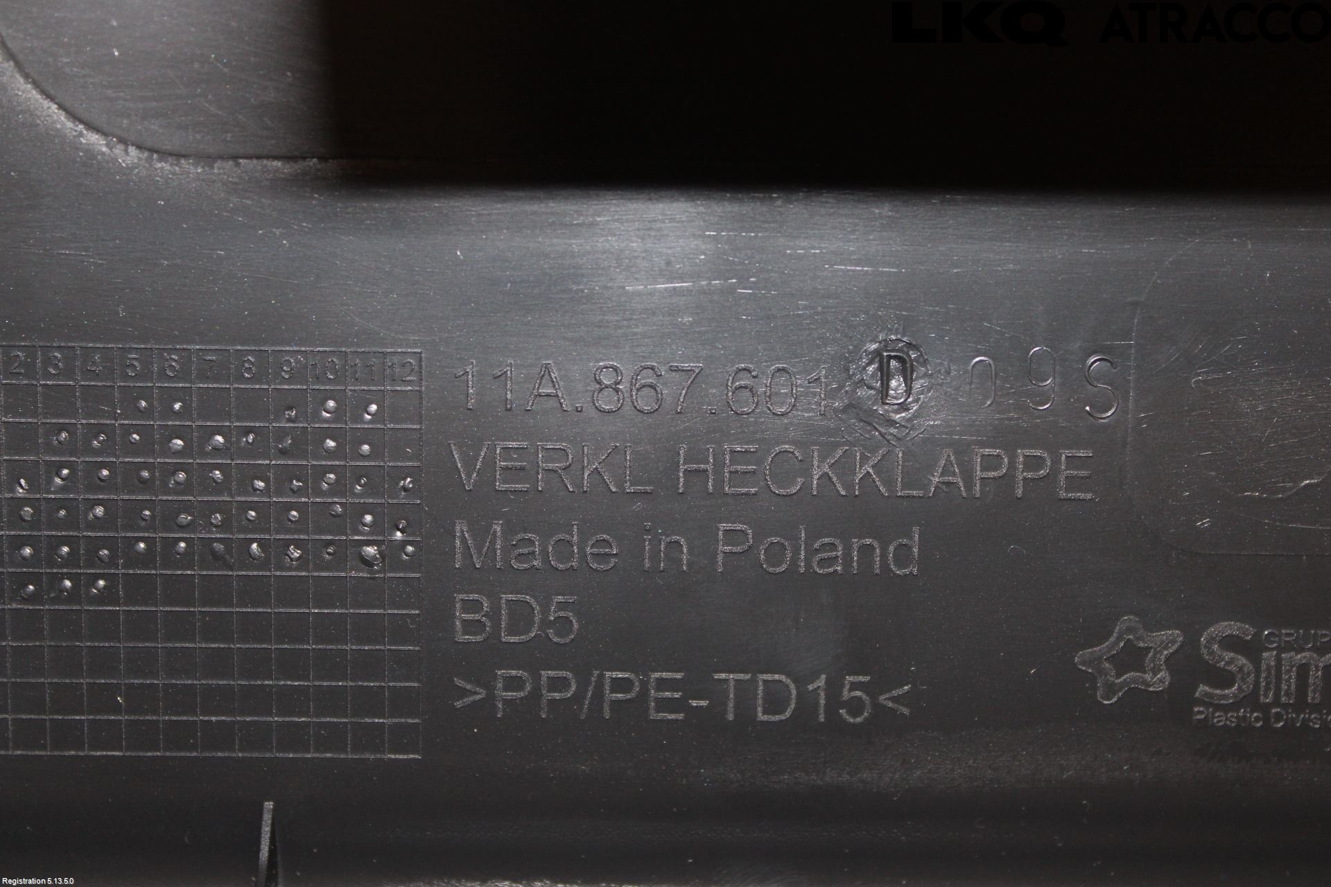 Volkswagen VW ID.4 21- Innr Bakluketrekk