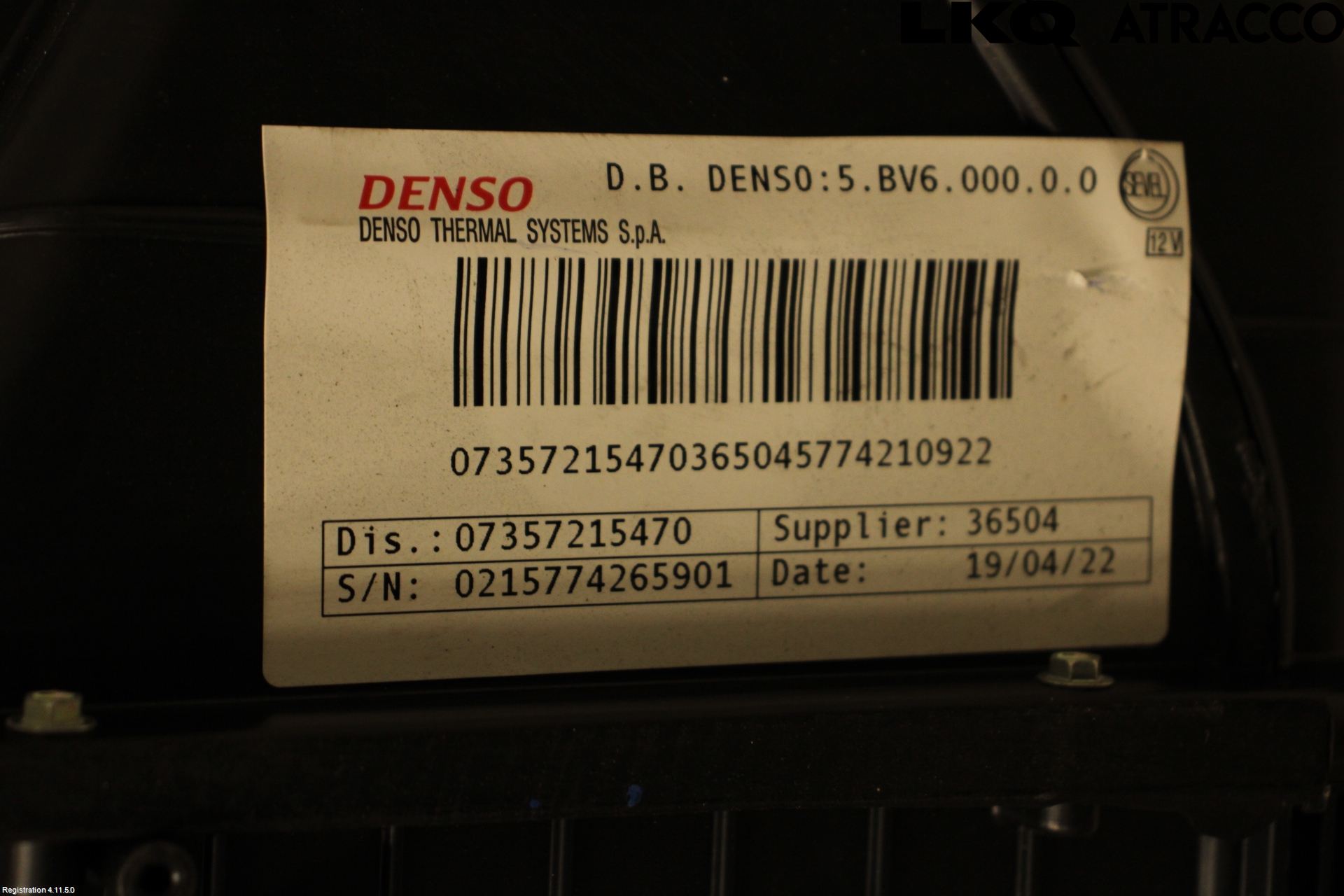 Fiat DUCATO 15-23 Varmeapparat Register Komplett
