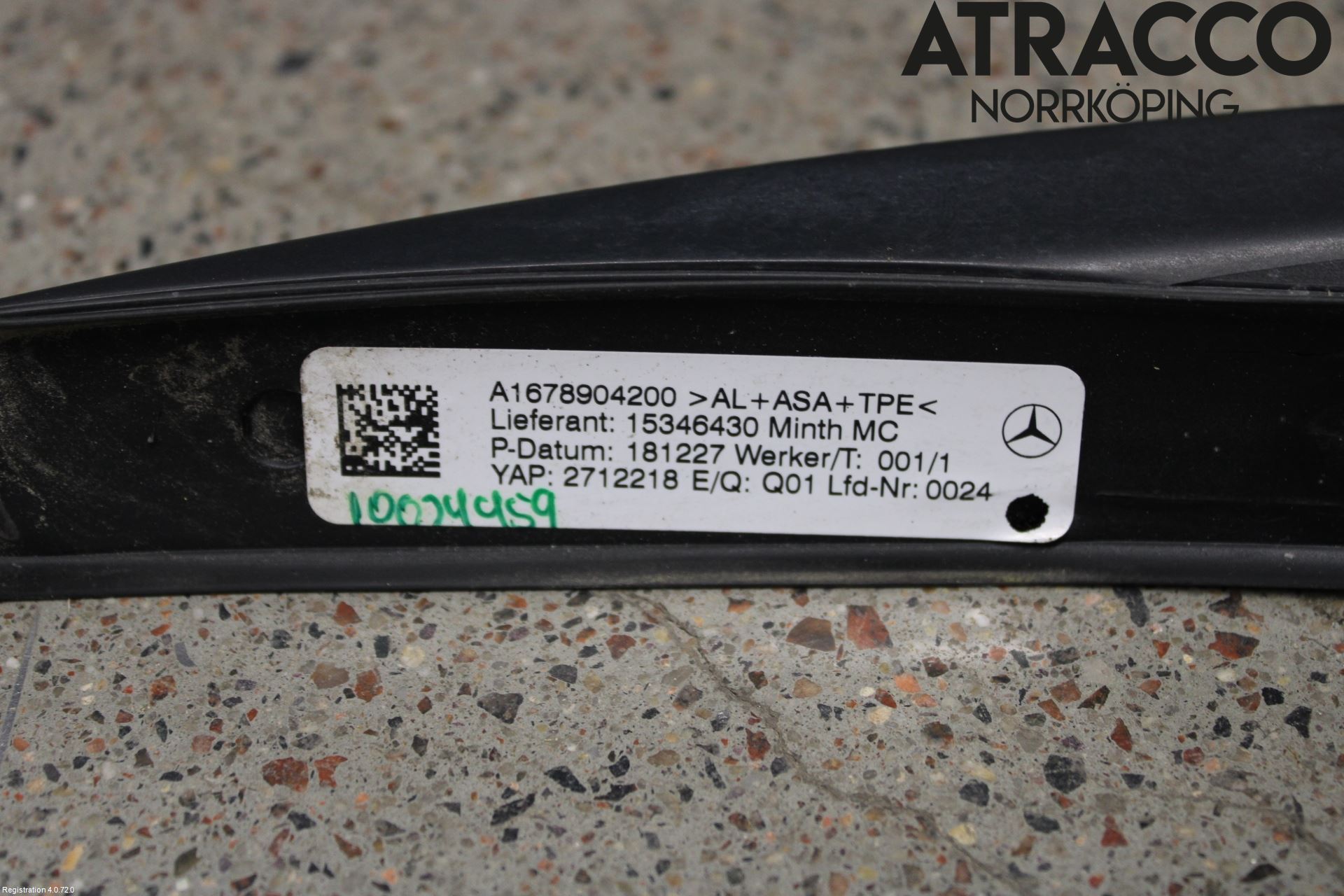 Mercedes-Benz MB GLE-KLASS (W167/V167/C167) 19- Takrails - Stativ