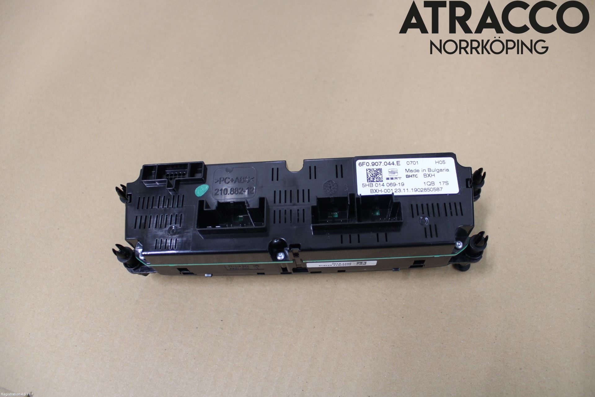Seat IBIZA V 17-20 Varmeapparat Panel(Regulering)