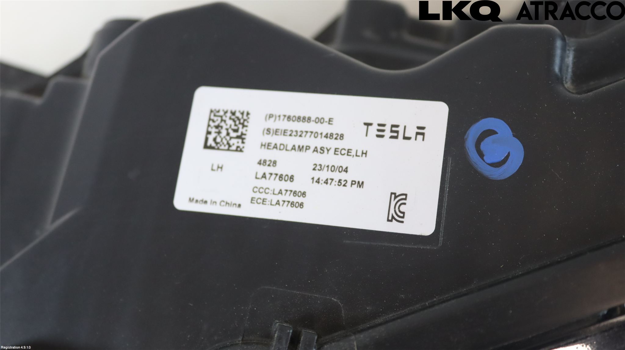 Tesla MODEL 3 17- Frontlykt Venstre